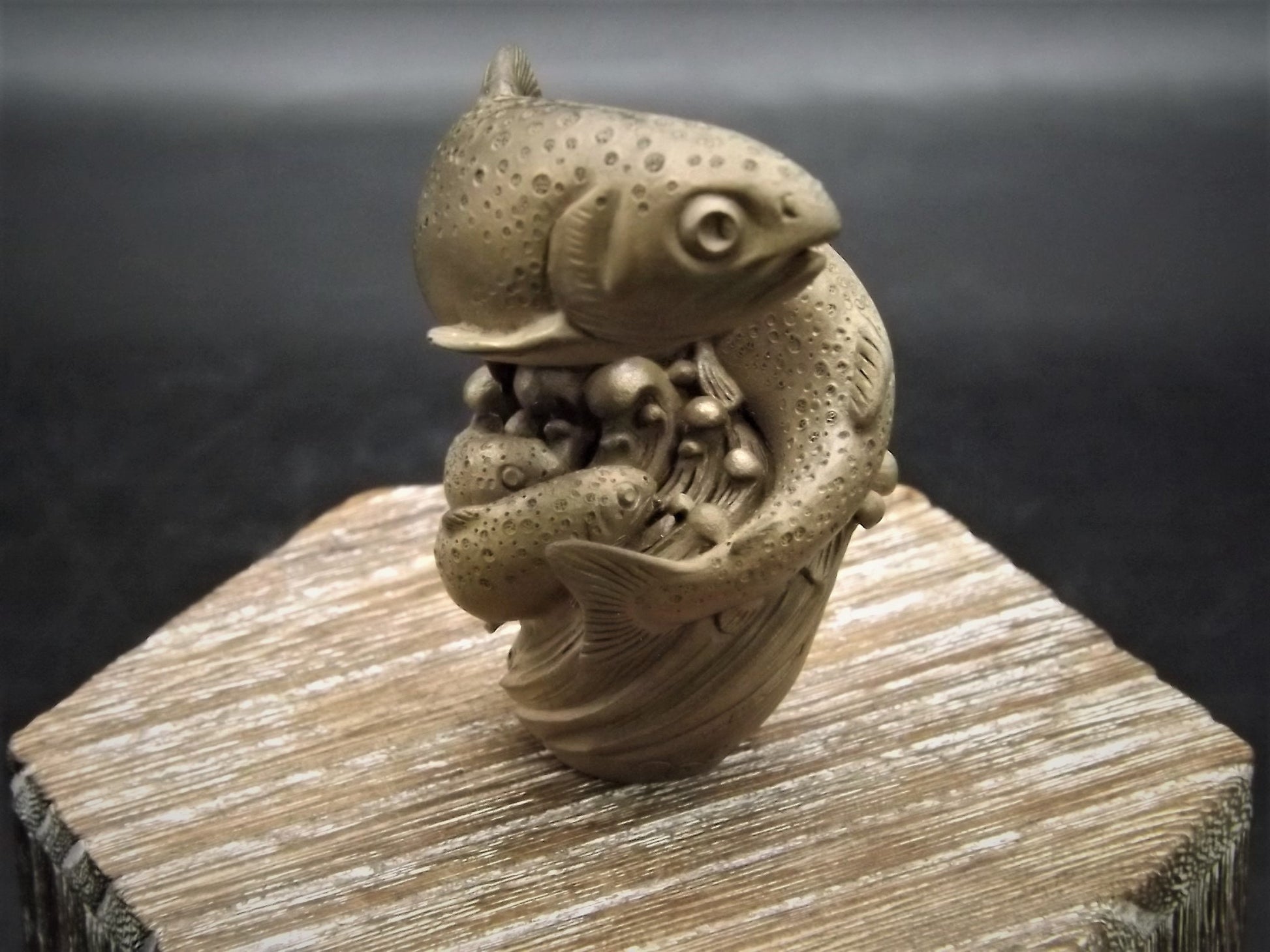 Rare Adam Binder Gallery series Cold Cast Bronze "Spawn Free". With original box and COA. Excellent shape limited edition #95.