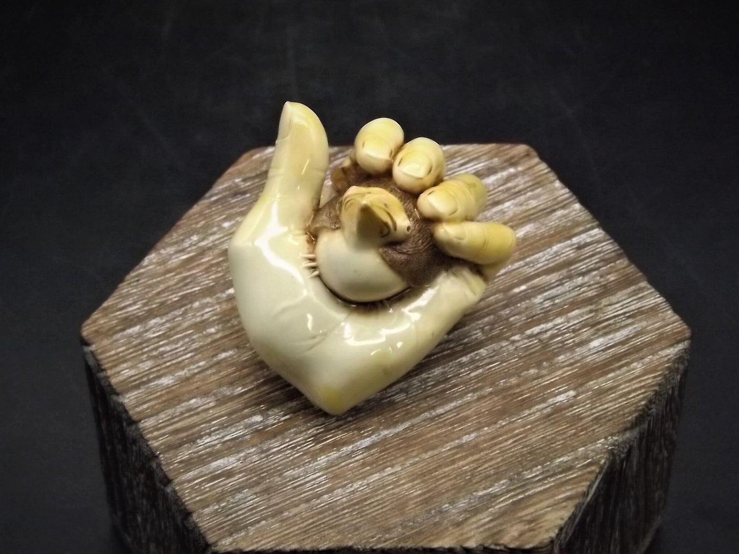 Fragile World "Bird in Hand" Figurine by Martin Perry Studios. Limited Edition to only 250 pieces with original box and COA. Excellent!