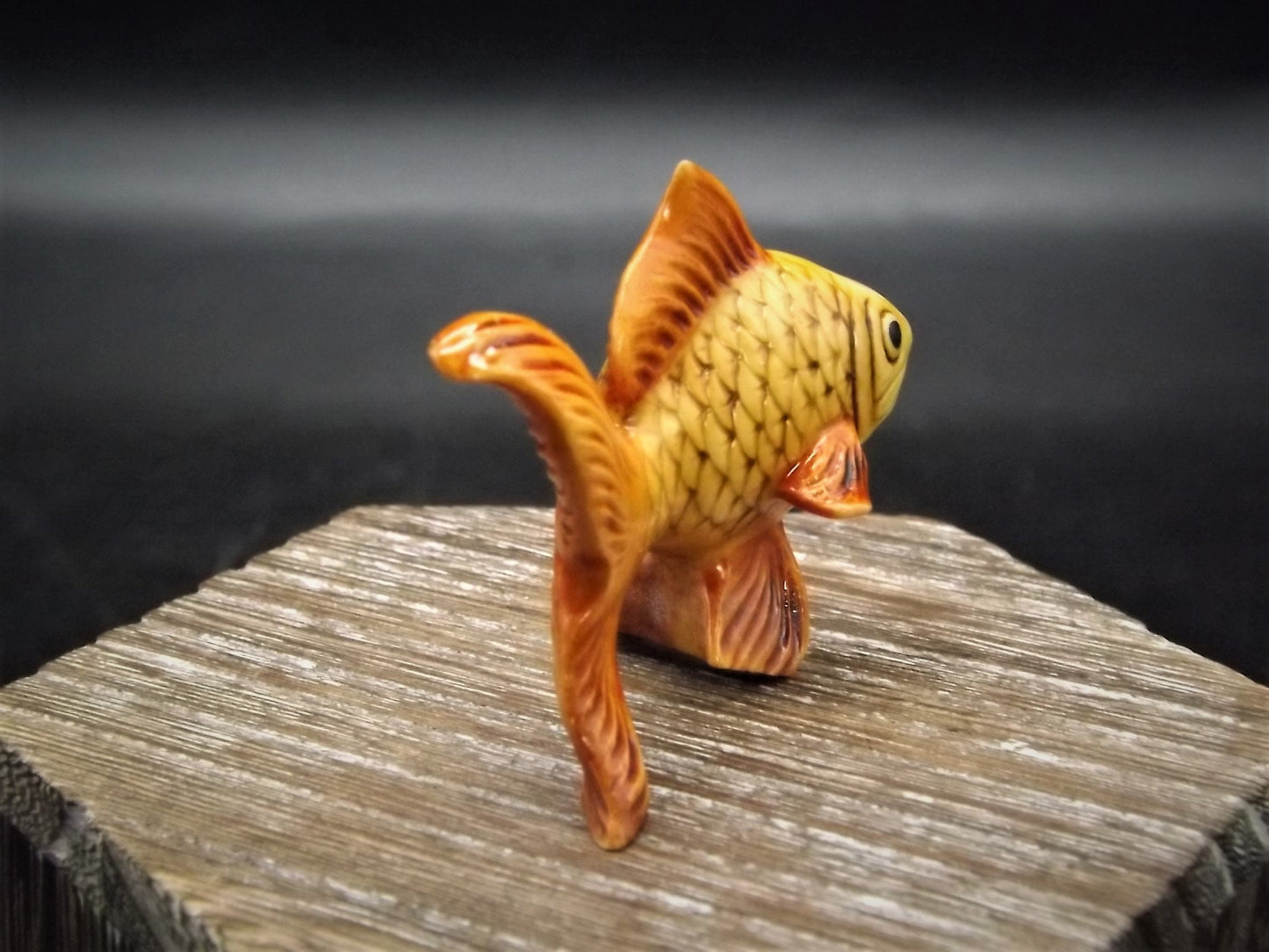 Fragile World "Goldfish" Figurine by Martin Perry Studios. Limited Edition to only 250 pieces with original box and COA. Excellent!