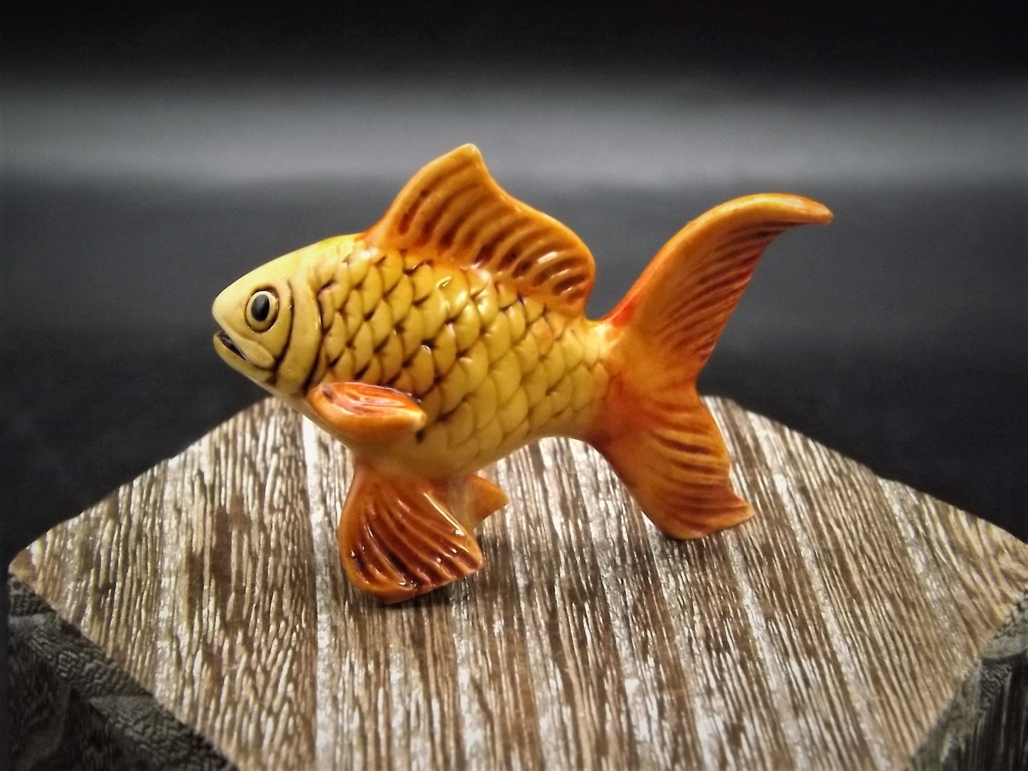 Fragile World "Goldfish" Figurine by Martin Perry Studios. Limited Edition to only 250 pieces with original box and COA. Excellent!
