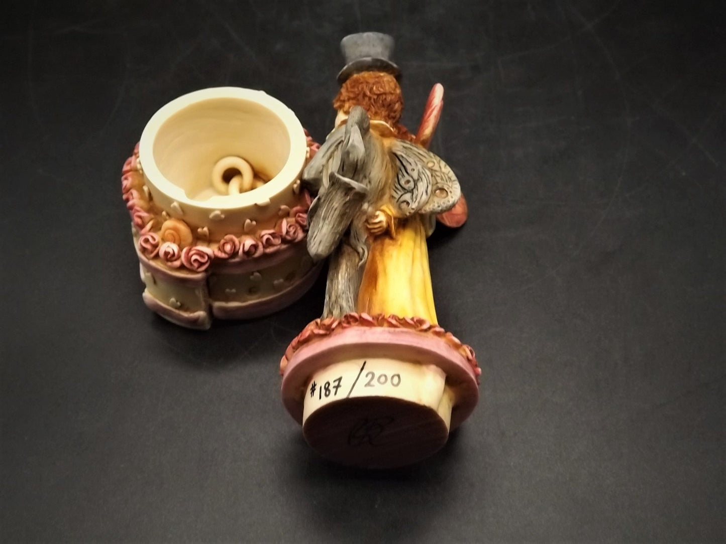 Vintage 2000 The Artists Choice, Faerie Moon, "Laa Poosee" Fairy couple marriage piece. Limited edition #187/200 with original box and COA.