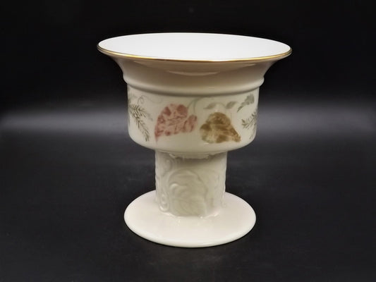 Vintage Lenox "Nature's Impressions" Pillar Candle stand. Excellent condition no box.