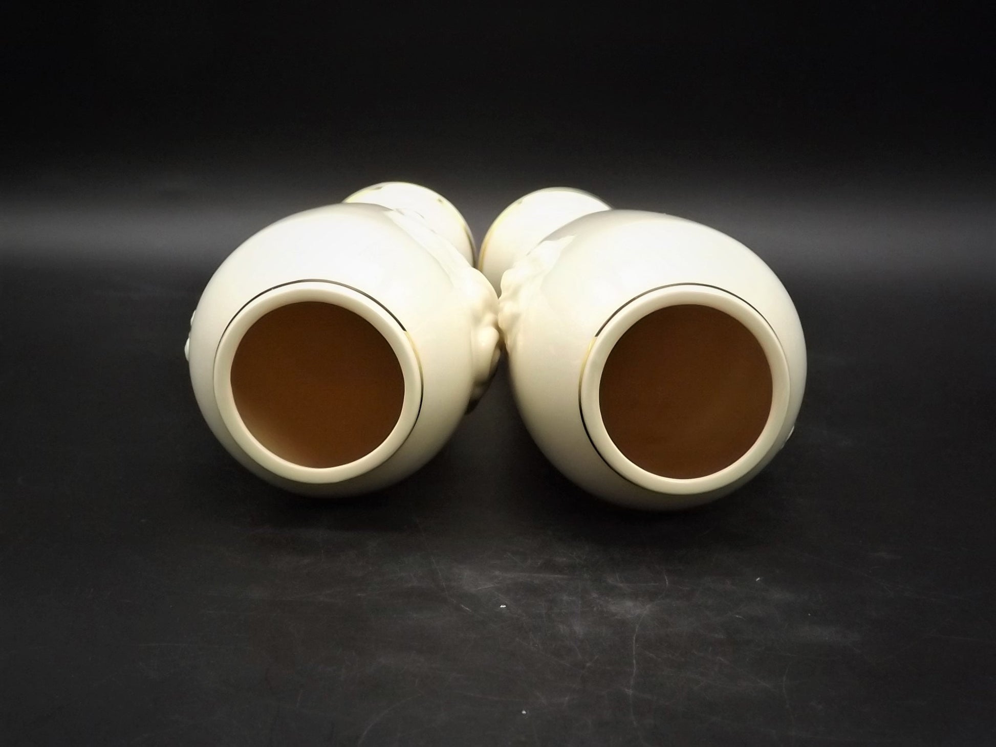 Vintage Lenox "Roses" pair of porcelain bud vases. Excellent condition no box.