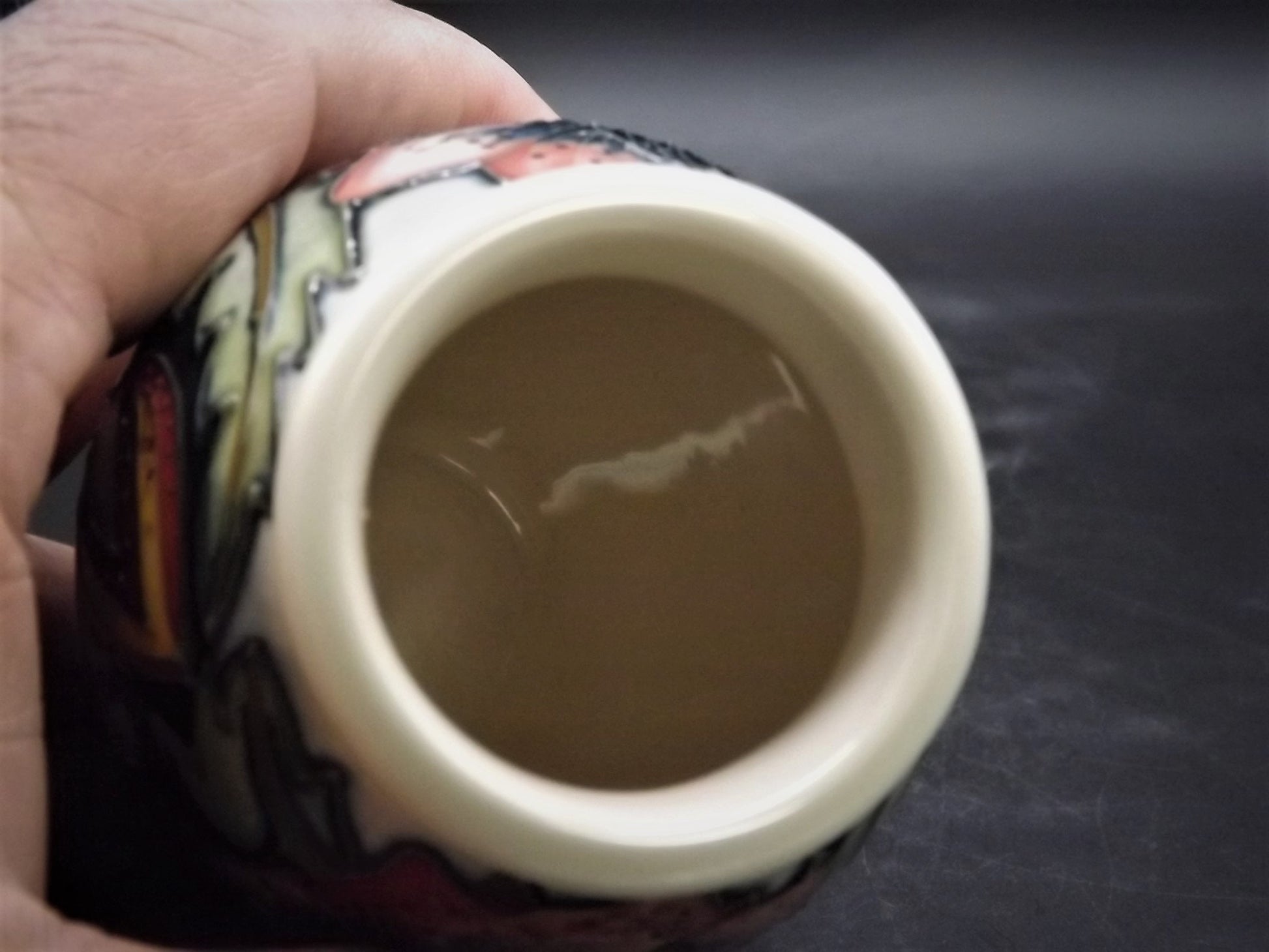 Vintage 2001 Moorcroft "Pheasants Eye" small Vase. This piece is stunning and in excellent condition.