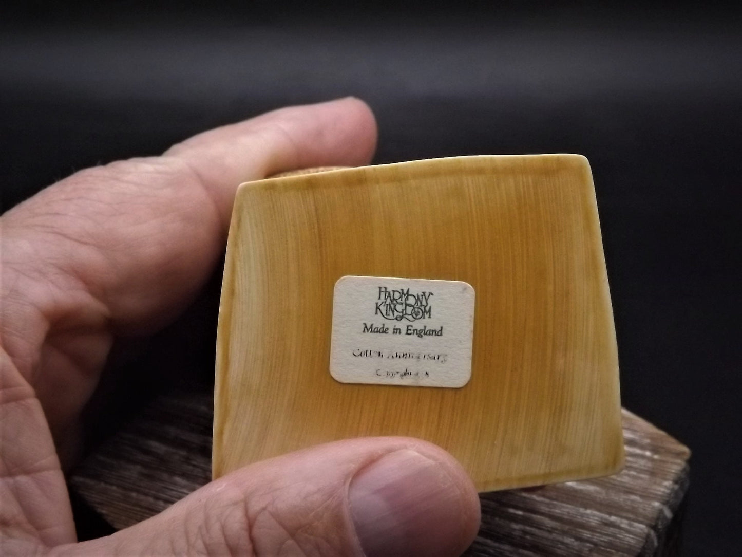 Retired 1998 Harmony Kingdom "Cotton Anniversary" piece Excellent condition. No Box.