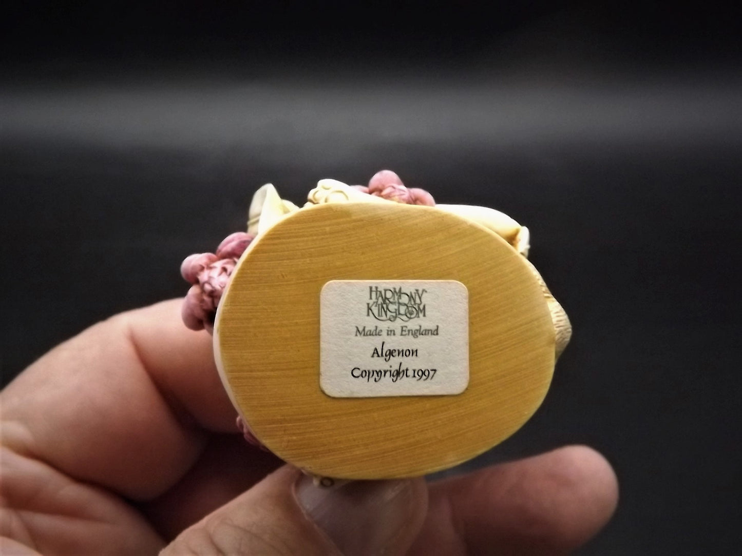 Retired 1997 Harmony Kingdom "Algenon" piece Excellent condition. No Box.