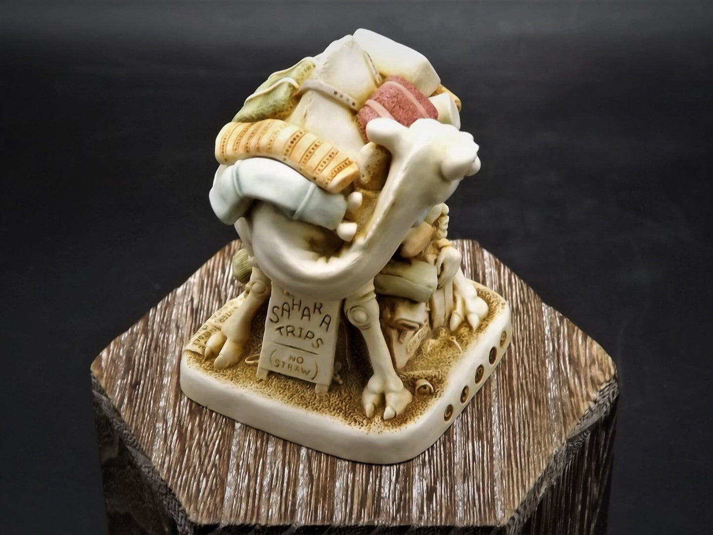 Retired 1998 Harmony Kingdom "Package tour" Infinity version piece Excellent condition with original box and COA.