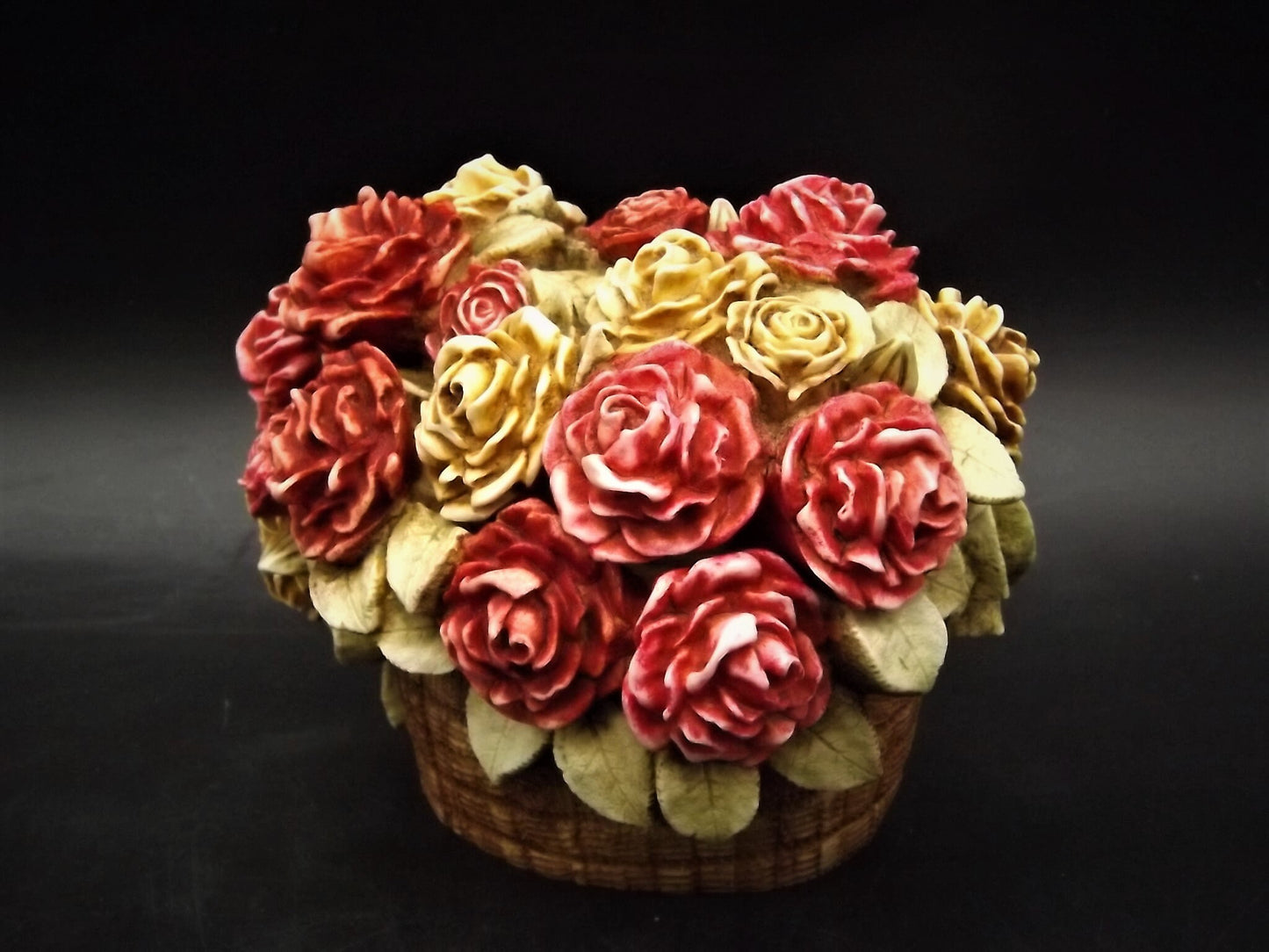 Harmony Kingdom Rose Basket Figurine - Signed Limited Edition