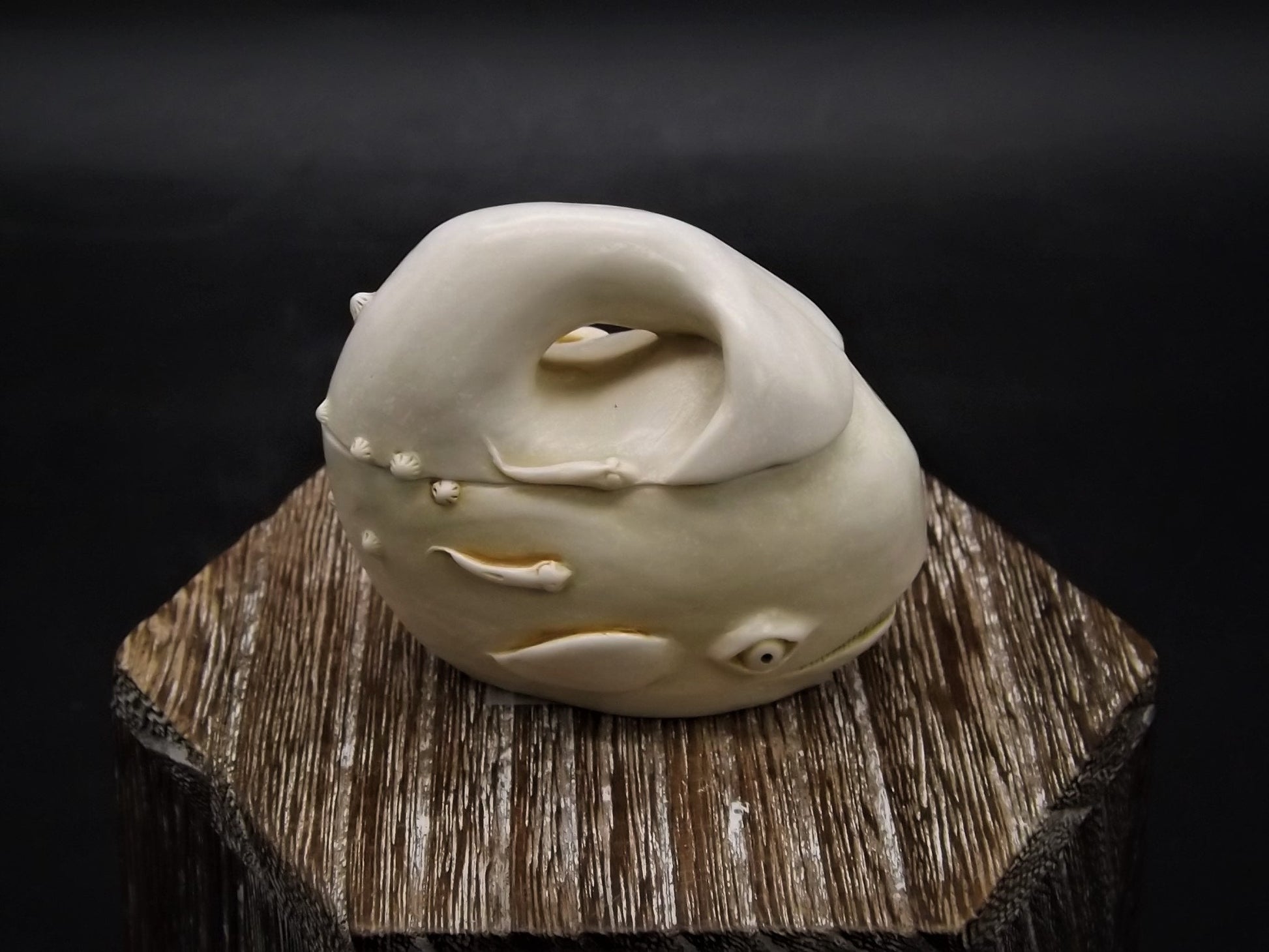 Retired 1993 Harmony Kingdom "Jonah's Hideaway" piece Excellent condition. No Box.