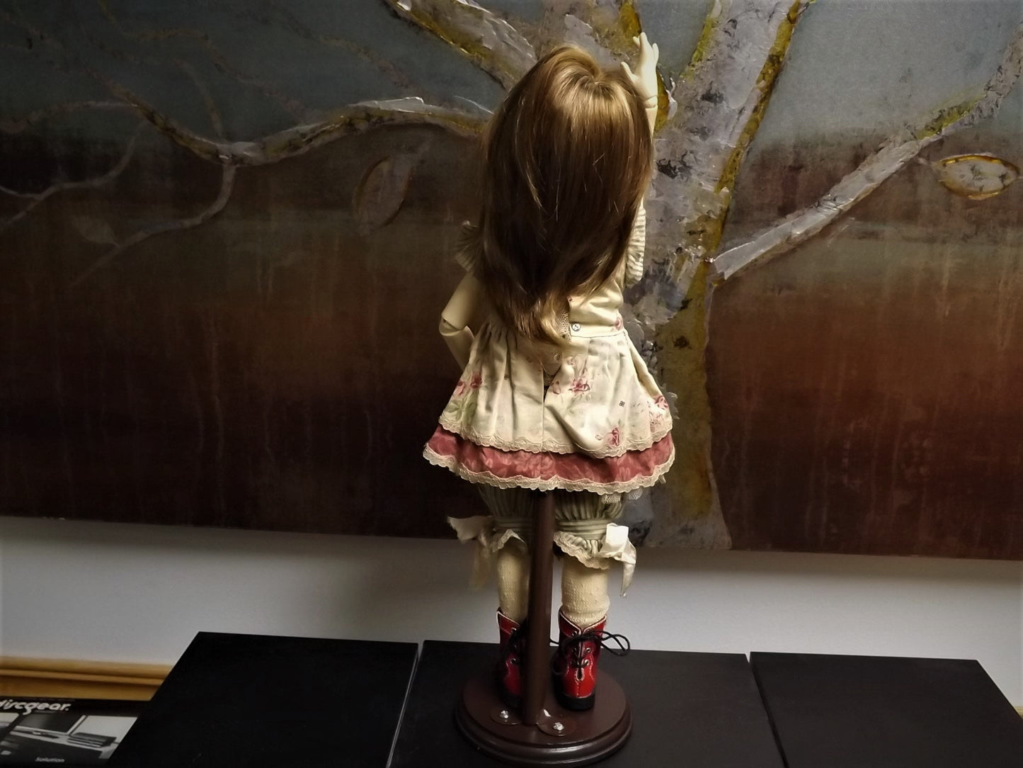 Vintage Berdine Creedy "Country Sweet Suzie" Doll BJD wig of Tibetan Mohair by Michele Hardy and Dressed by Gale Torres Stunningly beautiful