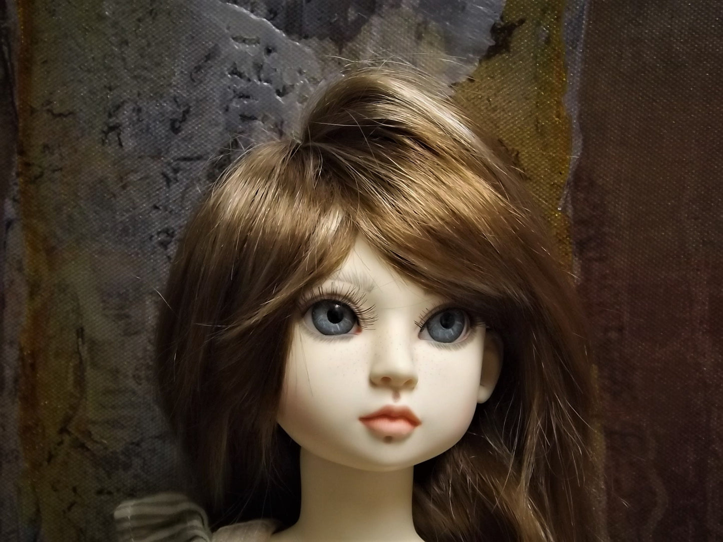 Vintage Berdine Creedy "Country Sweet Suzie" Doll BJD wig of Tibetan Mohair by Michele Hardy and Dressed by Gale Torres Stunningly beautiful