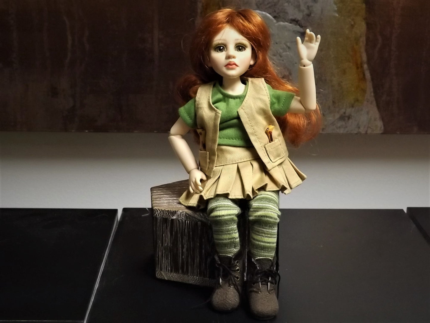 Limited Edition "Shani" Ball Jointed Doll (BJD) with Mohair Wig