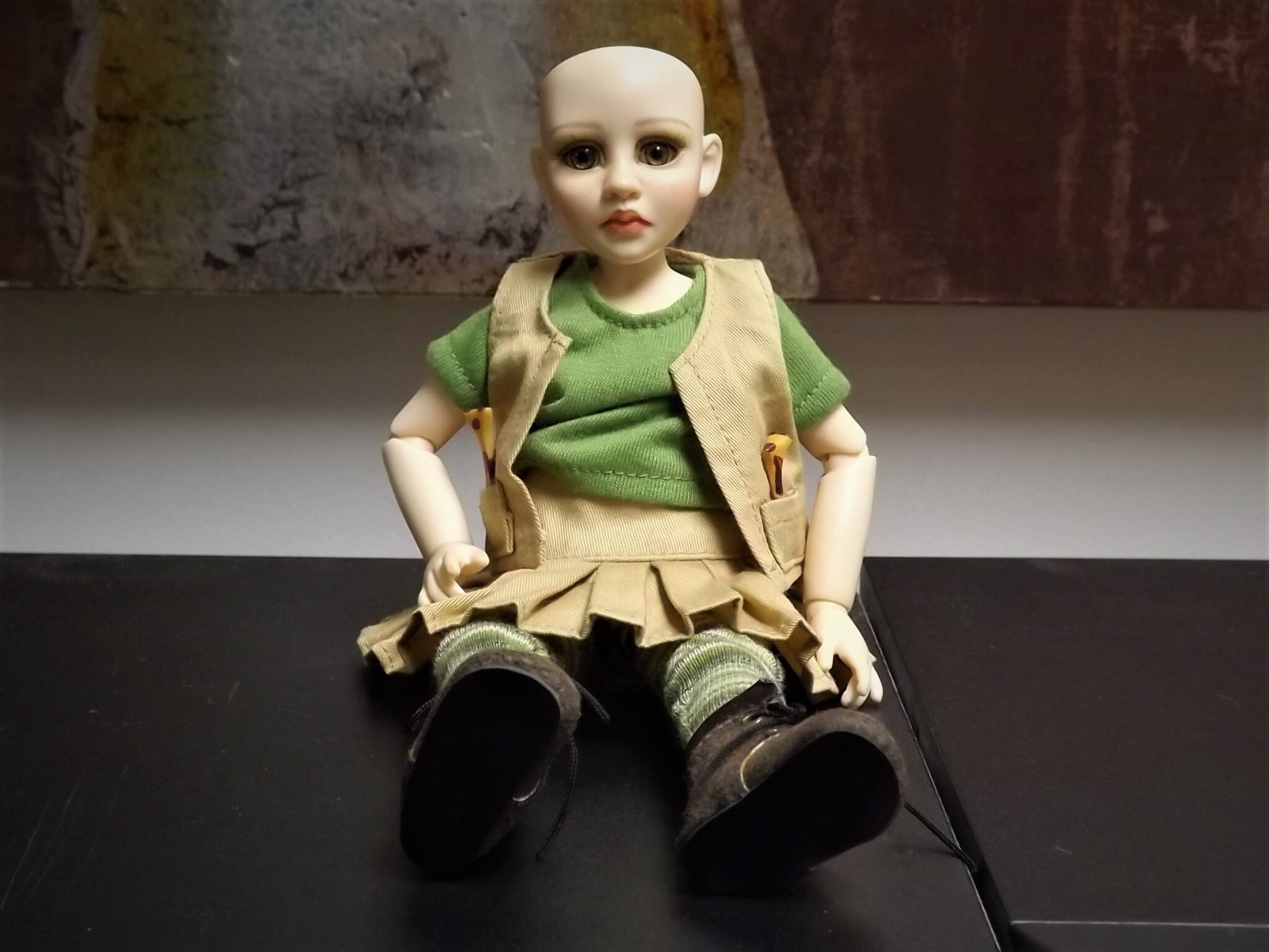 Limited Edition "Shani" Ball Jointed Doll (BJD) with Mohair Wig