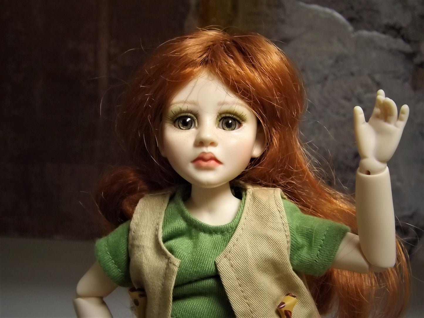 Limited Edition "Shani" Ball Jointed Doll (BJD) with Mohair Wig