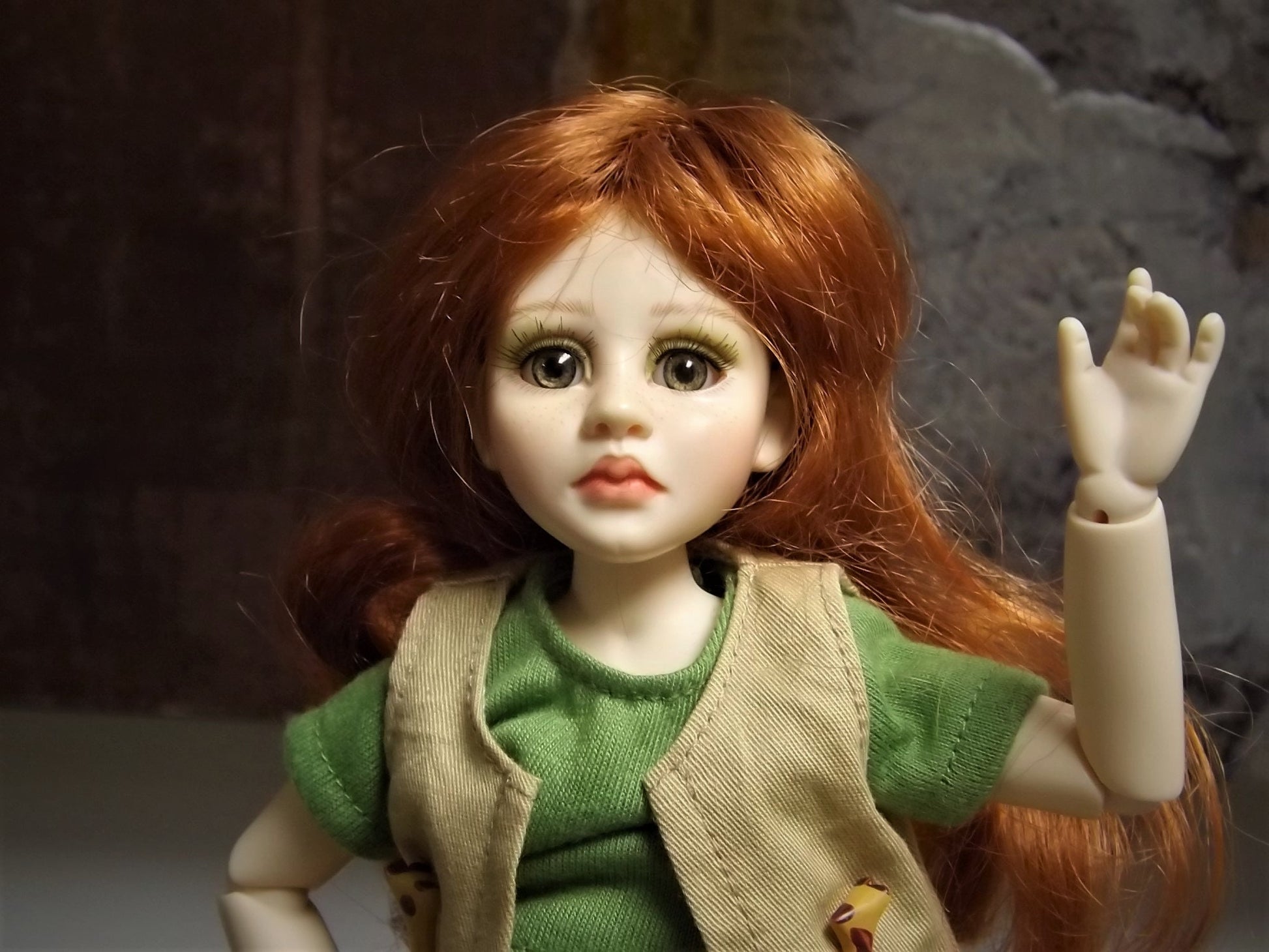 Limited Edition "Shani" Ball Jointed Doll (BJD) with Mohair Wig