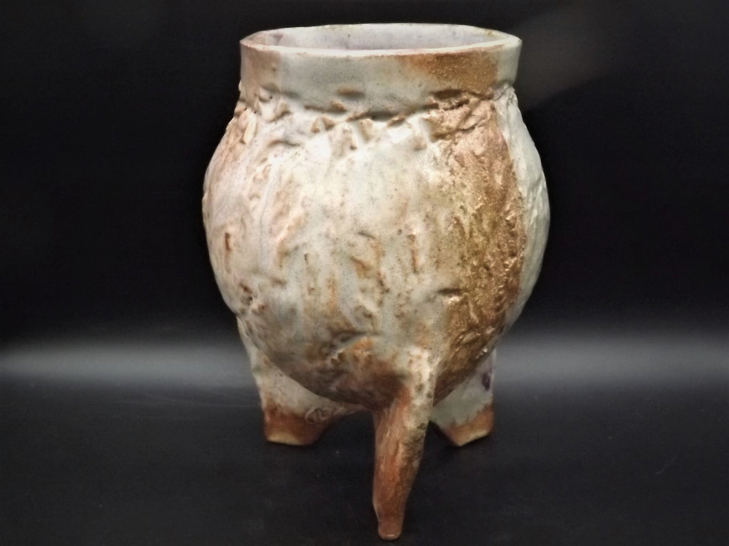 Vintage replica of an antique palace censer vase. Initialed R.A.D. Handmade!