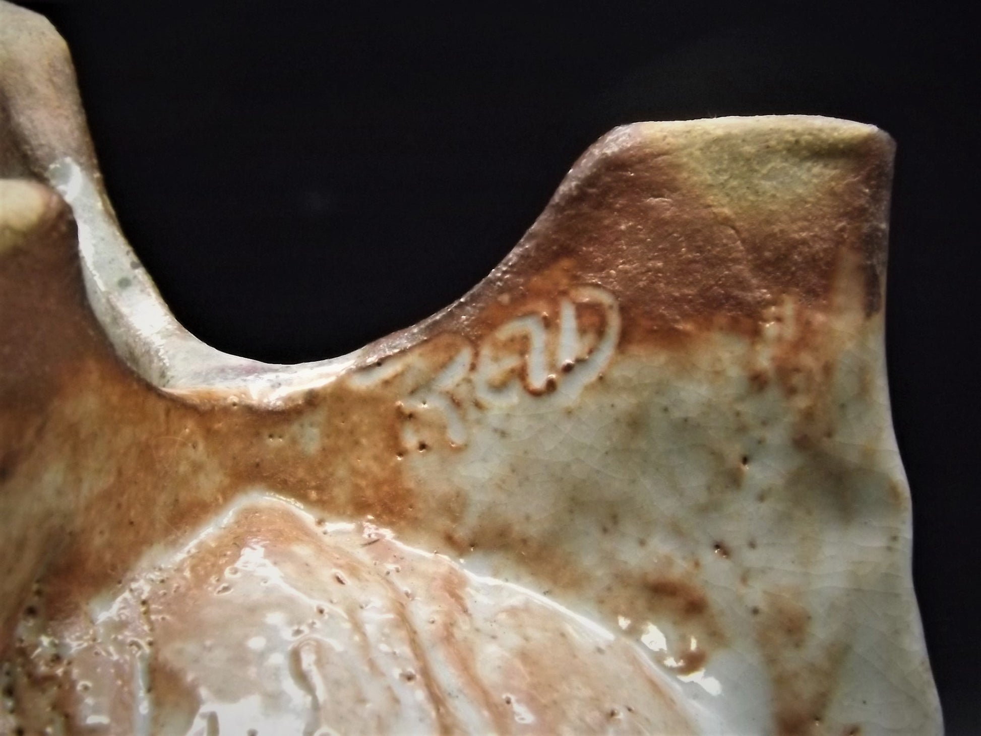 Vintage replica of an antique palace censer vase. Initialed R.A.D. Handmade!