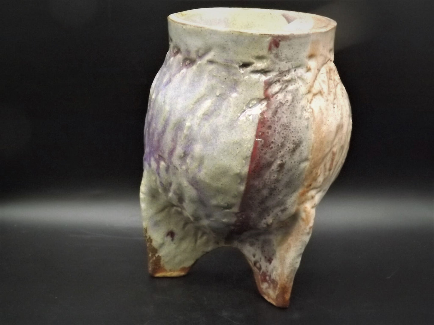 Vintage replica of an antique palace censer vase. Initialed R.A.D. Handmade!