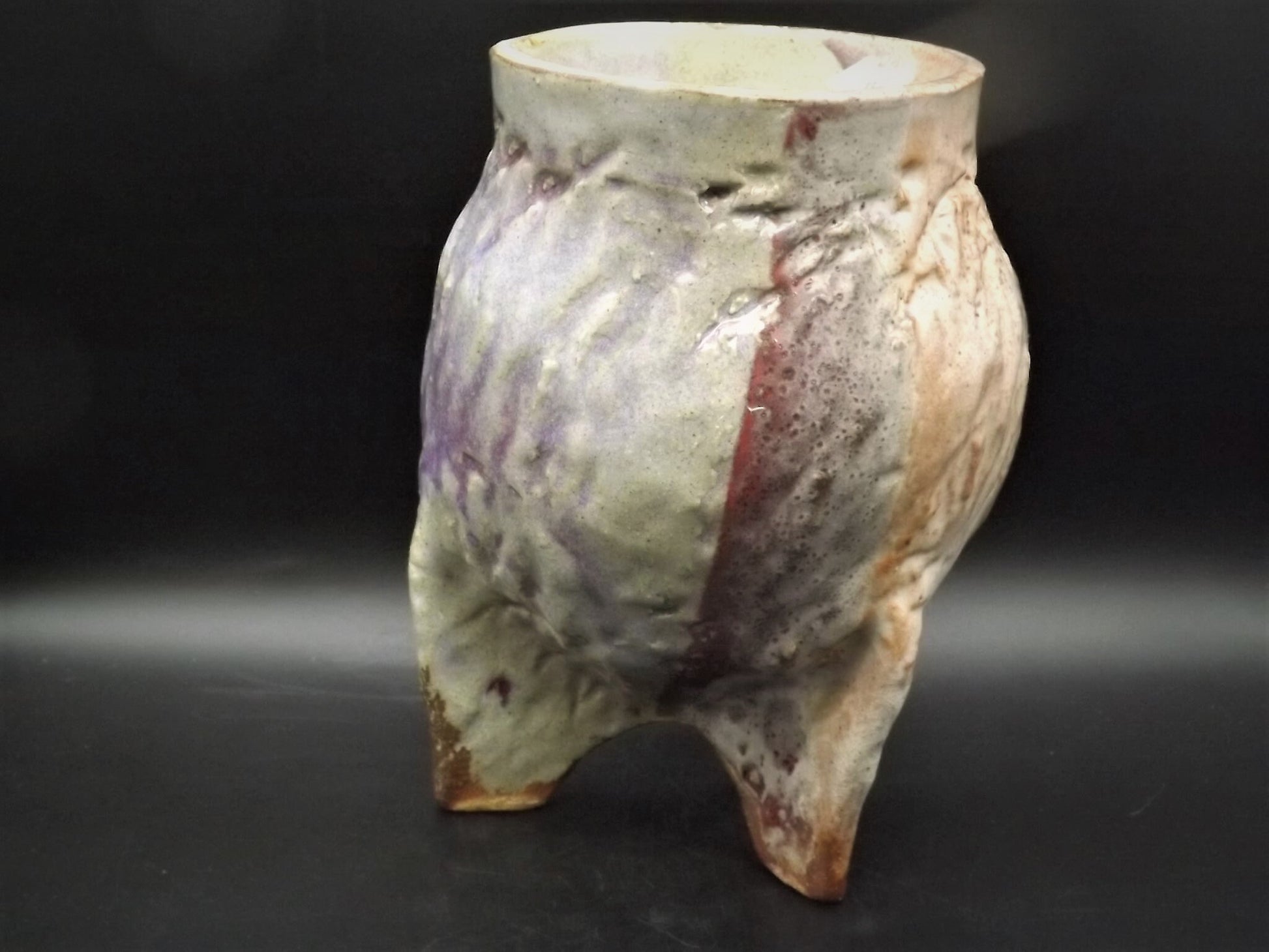 Vintage replica of an antique palace censer vase. Initialed R.A.D. Handmade!