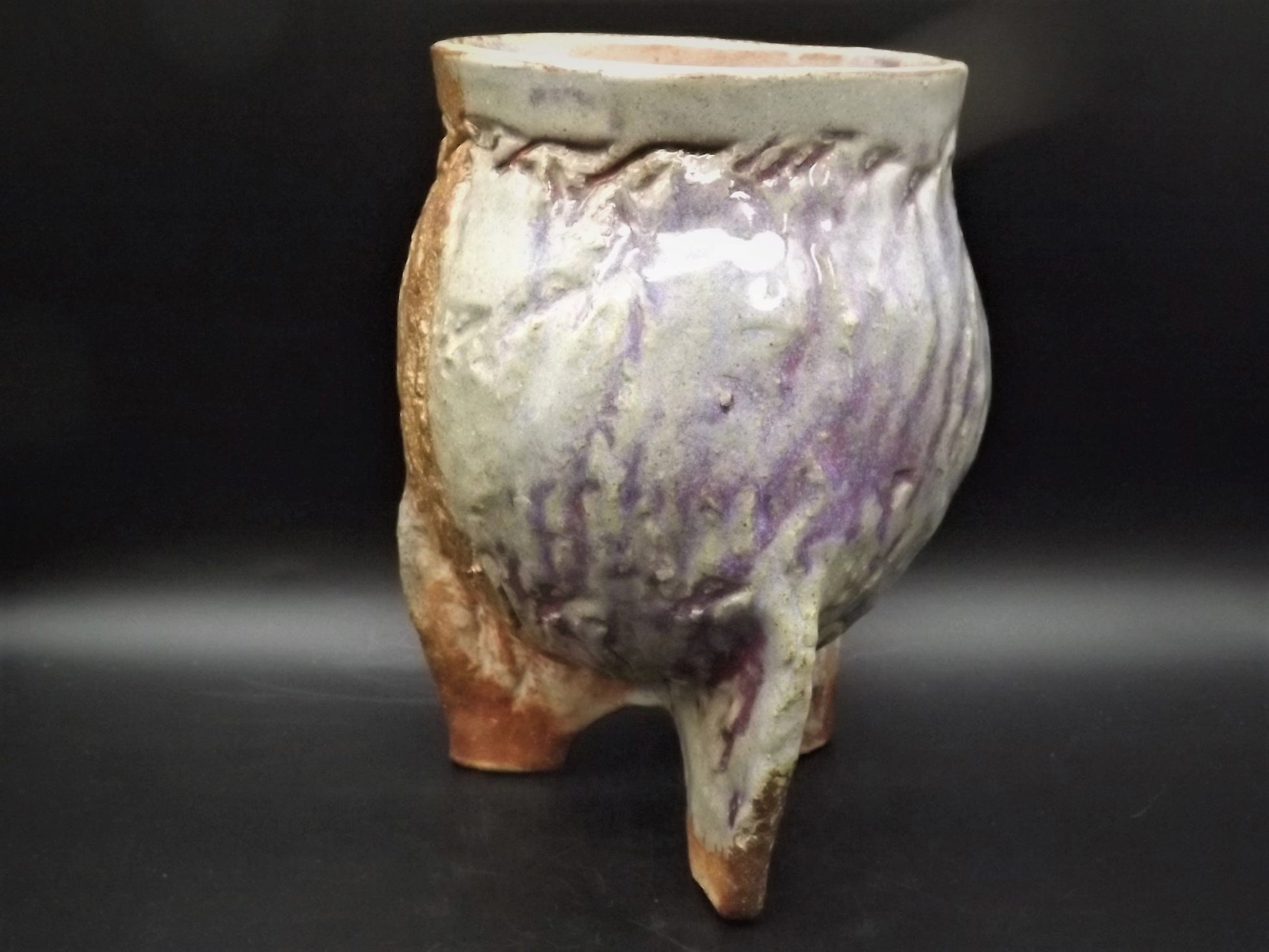 Vintage replica of an antique palace censer vase. Initialed R.A.D. Handmade!