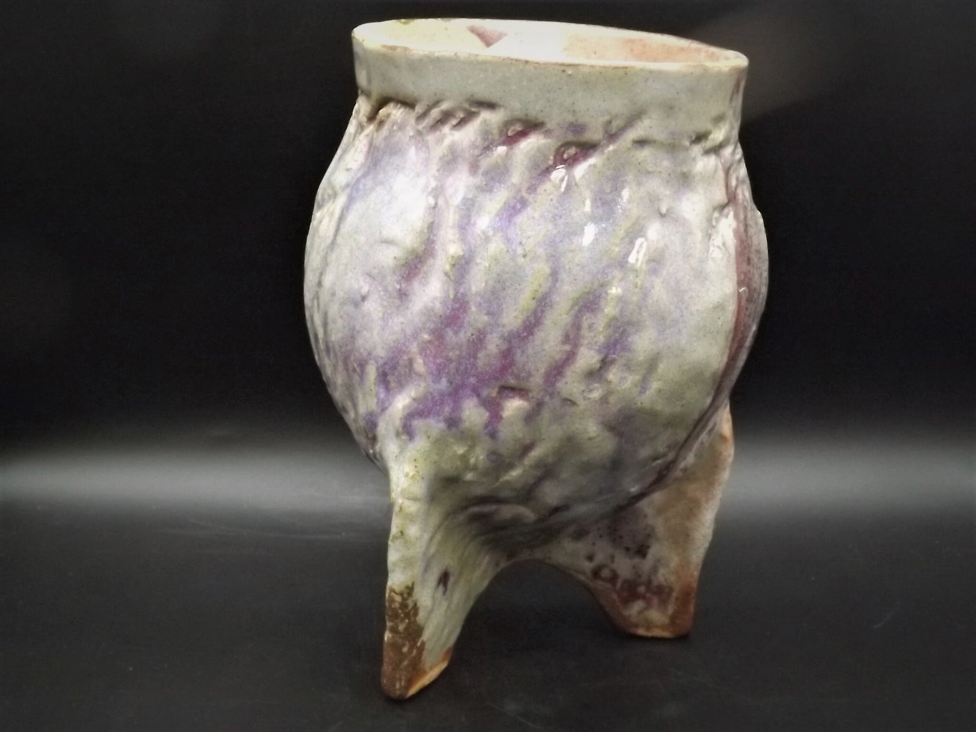 Vintage replica of an antique palace censer vase. Initialed R.A.D. Handmade!