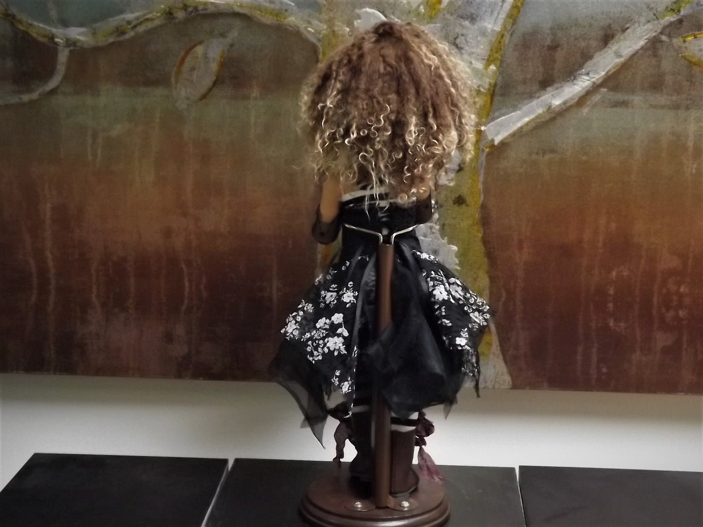 Vintage Berdine Creedy "Venus" Ball Jointed Fairy Doll (BJD) with Tibetan Mohair Wig by Michele Hardy and dressed by Gale Torres. Very Rare!