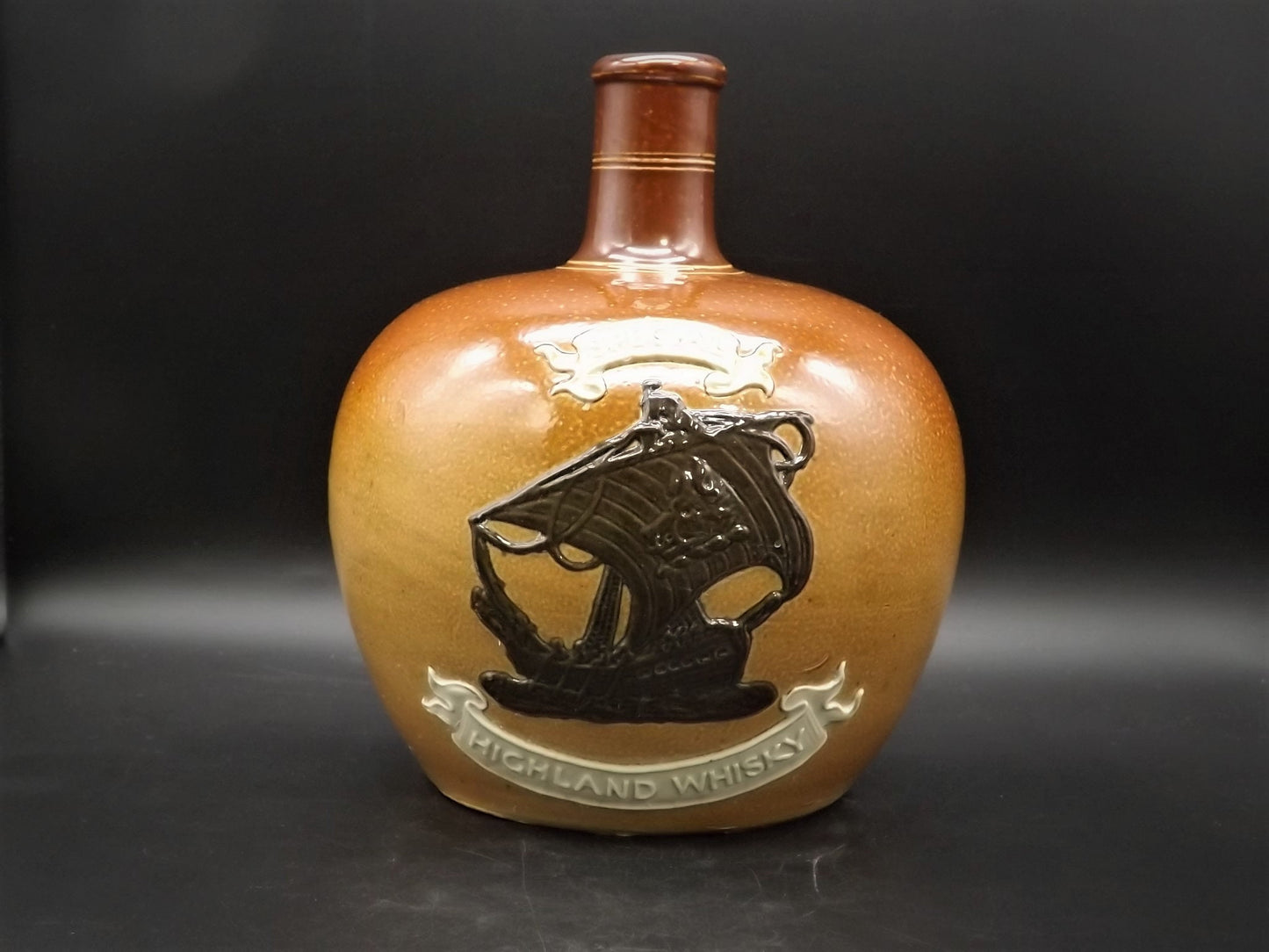 Vintage Royal Doulton Lambeth Special Highland Whiskey Jug. Excellent condition!