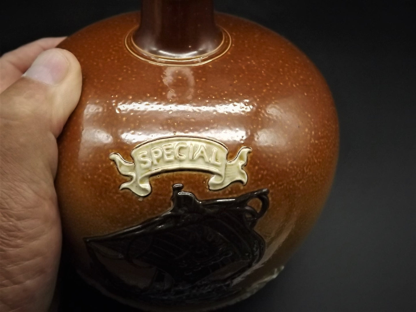 Vintage Royal Doulton Lambeth Special Highland Whiskey Jug. Excellent condition!