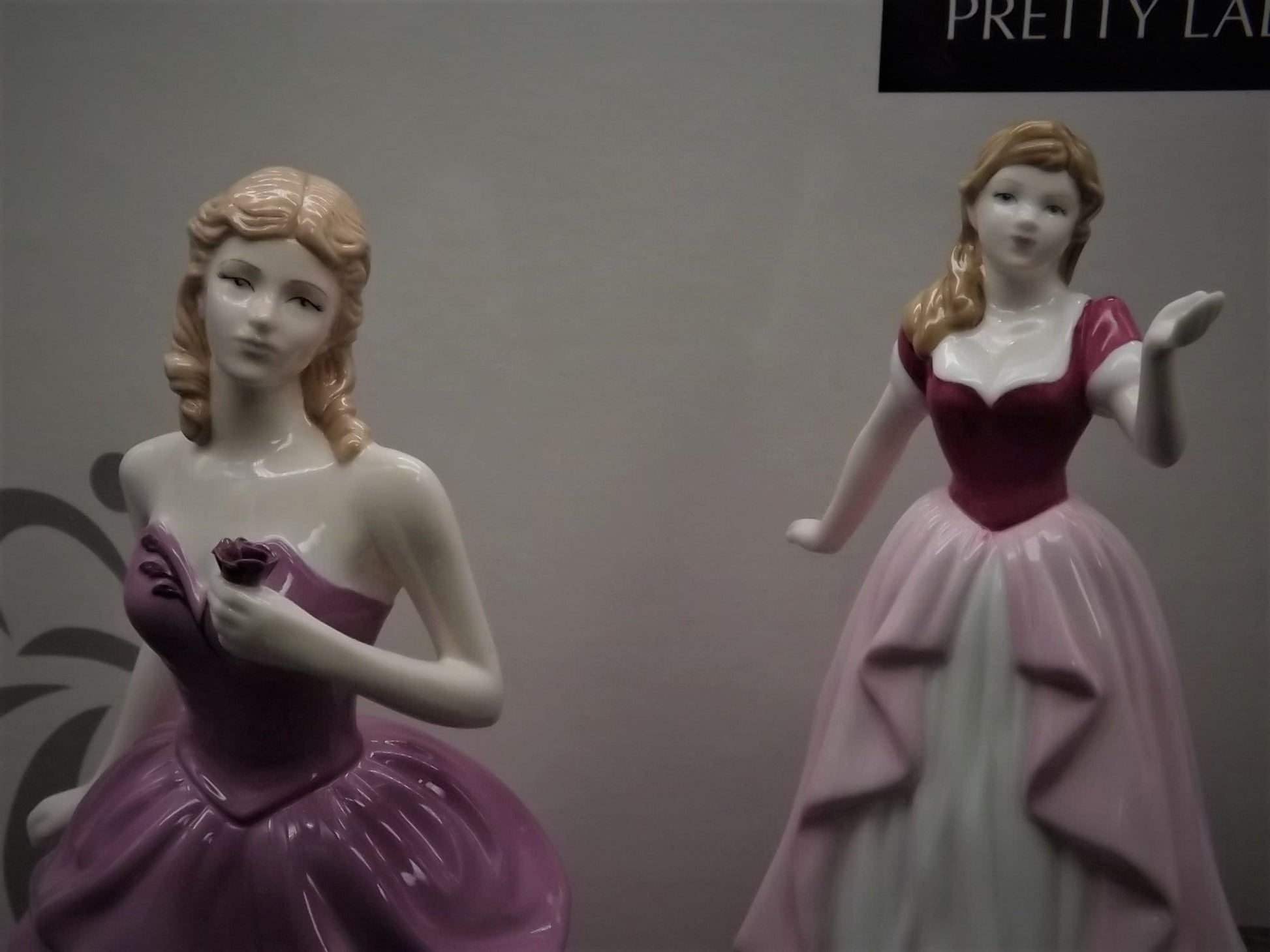 Vintage Royal Doulton Figurines: Victoria and Vicki Set, HN 4623/4774 (Original Box & COA)