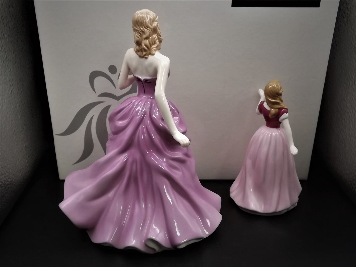 Vintage Royal Doulton Figurines: Victoria and Vicki Set, HN 4623/4774 (Original Box & COA)