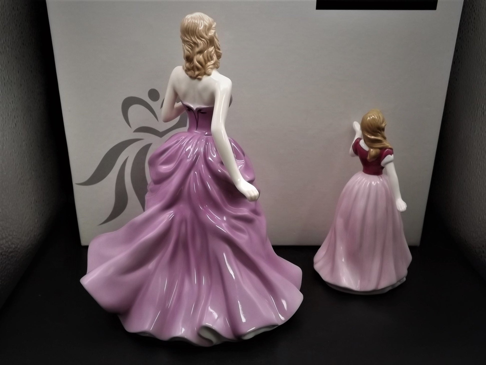 Vintage Royal Doulton Figurines: Victoria and Vicki Set, HN 4623/4774 (Original Box & COA)