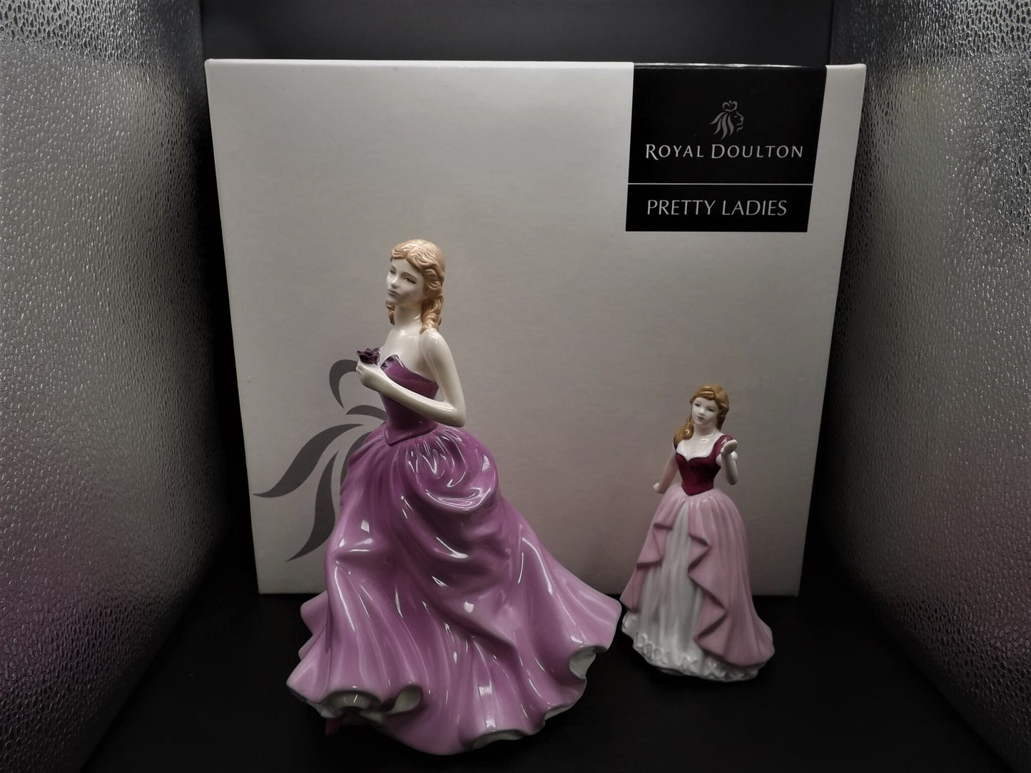 Vintage Royal Doulton Figurines: Victoria and Vicki Set, HN 4623/4774 (Original Box & COA)