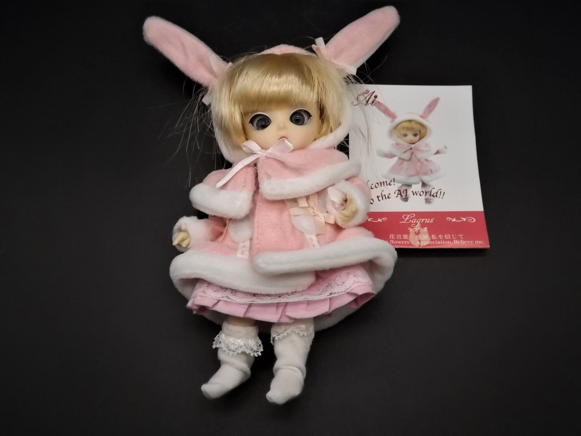 Vintage AI "Lagrus" Ball Jointed Doll with COA. Missing Shoes.