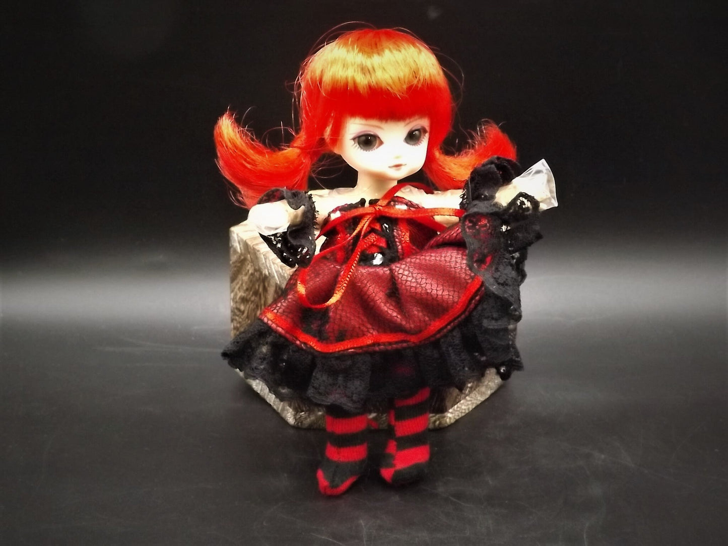 Vintage AI "Gloxinia" Ball Jointed Doll. Missing Bat Wings and Hat.