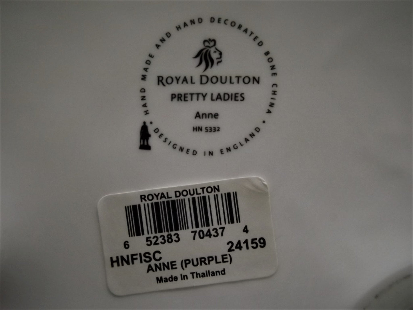 Vintage Royal Doulton Figurine: Pretty Ladies "Anne" HN 5332 (Original Box & COA)