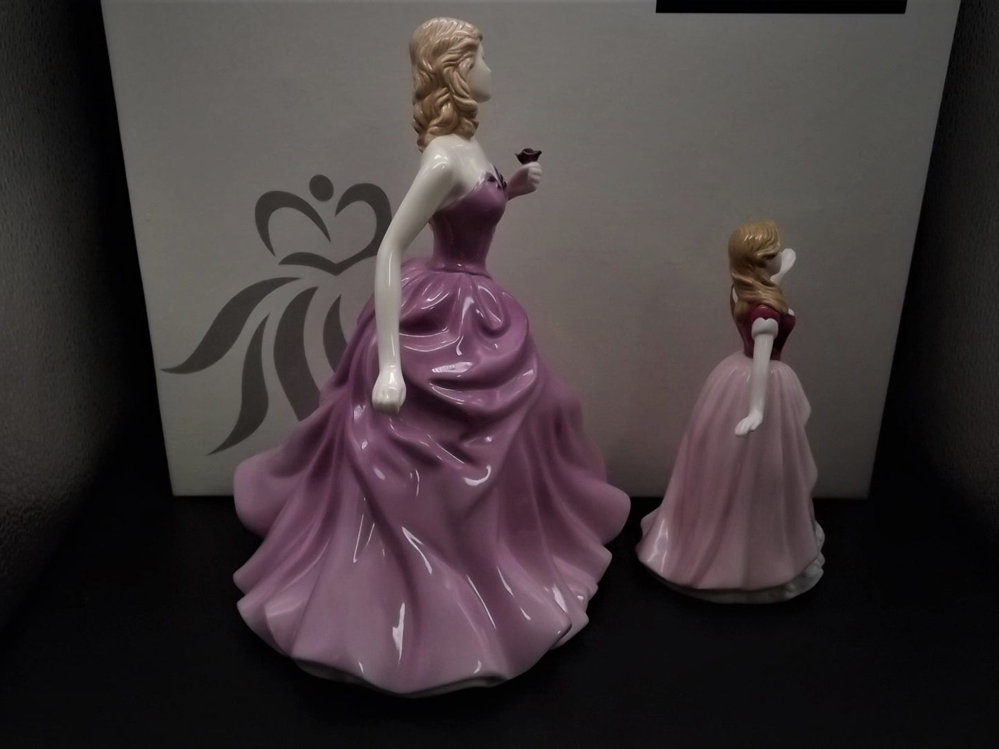Vintage Royal Doulton Figurines: Victoria and Vicki Set, HN 4623/4774 (Original Box & COA)
