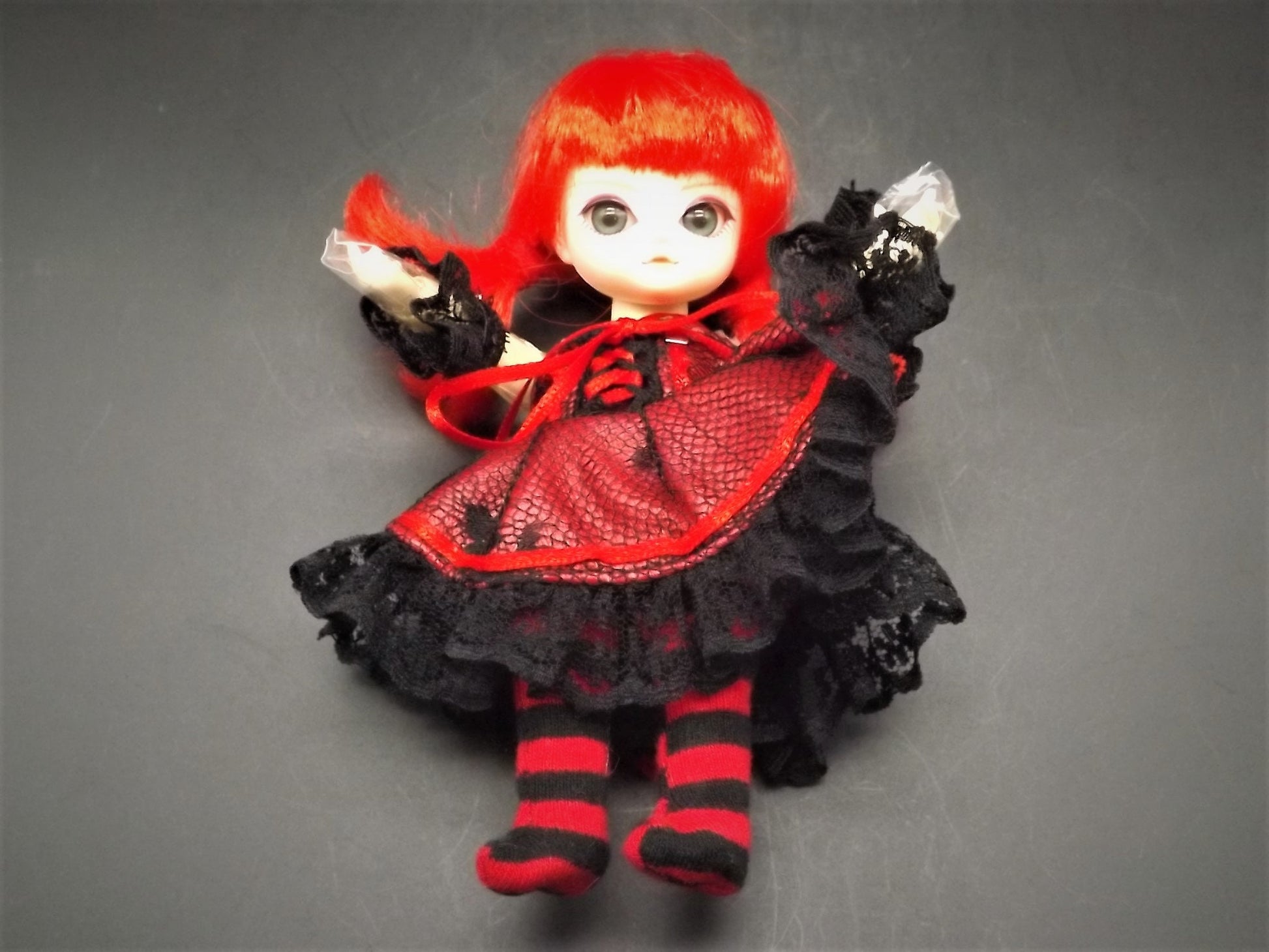 Vintage AI "Gloxinia" Ball Jointed Doll. Missing Bat Wings and Hat.