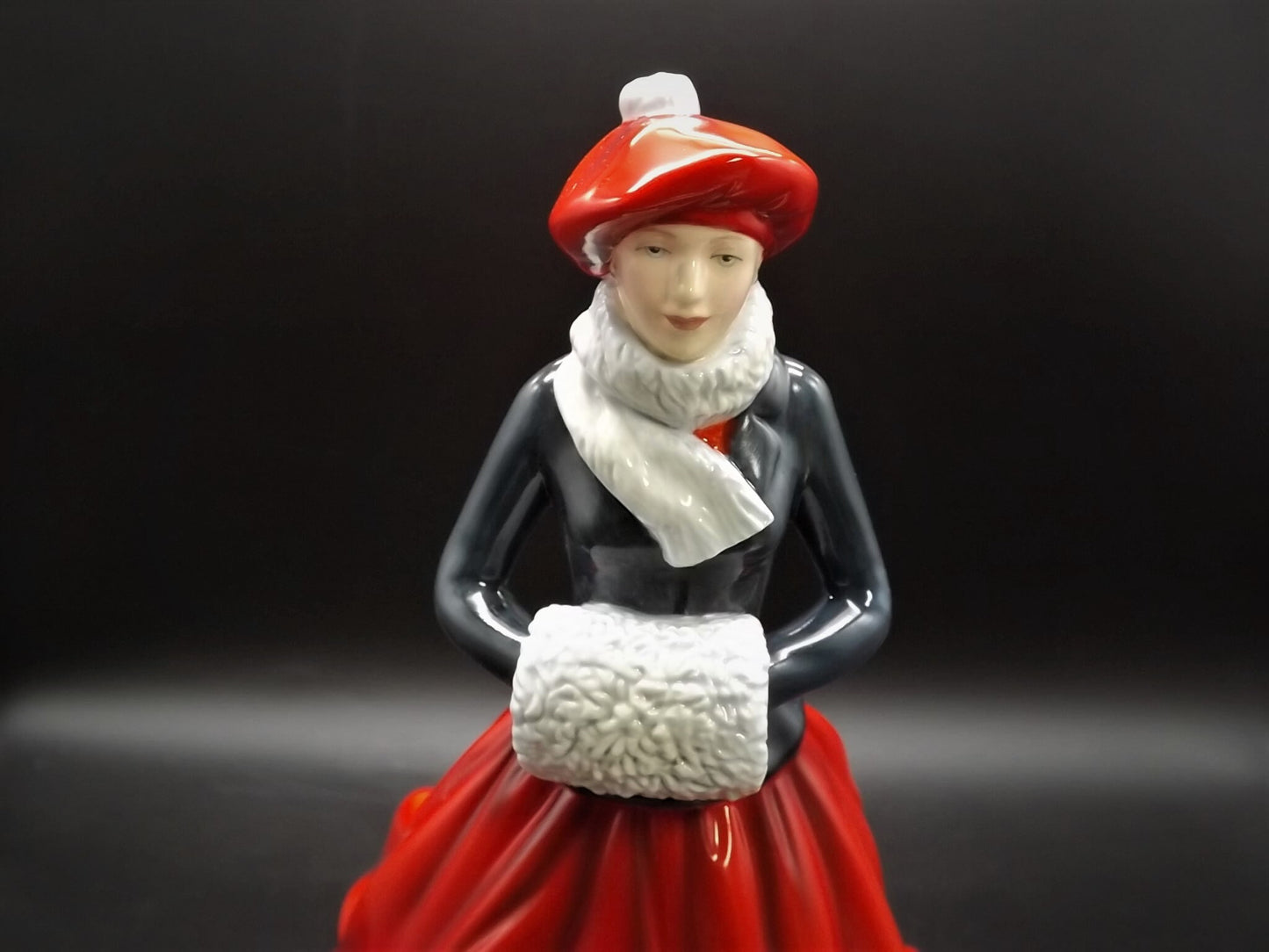Vintage Royal Doulton Figurine: Christmas Day "Festive Skating" HN 5674