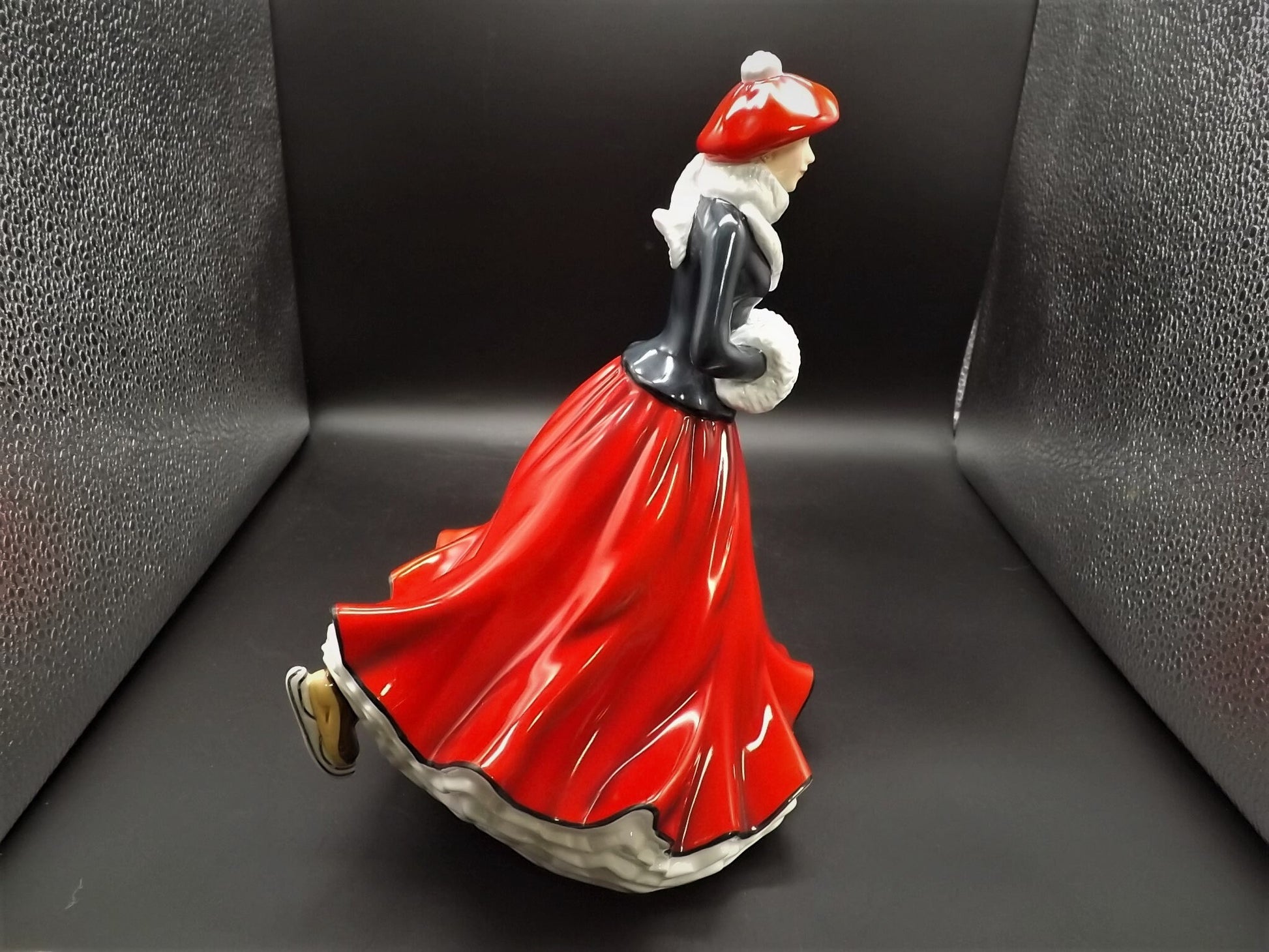 Vintage Royal Doulton Figurine: Christmas Day "Festive Skating" HN 5674
