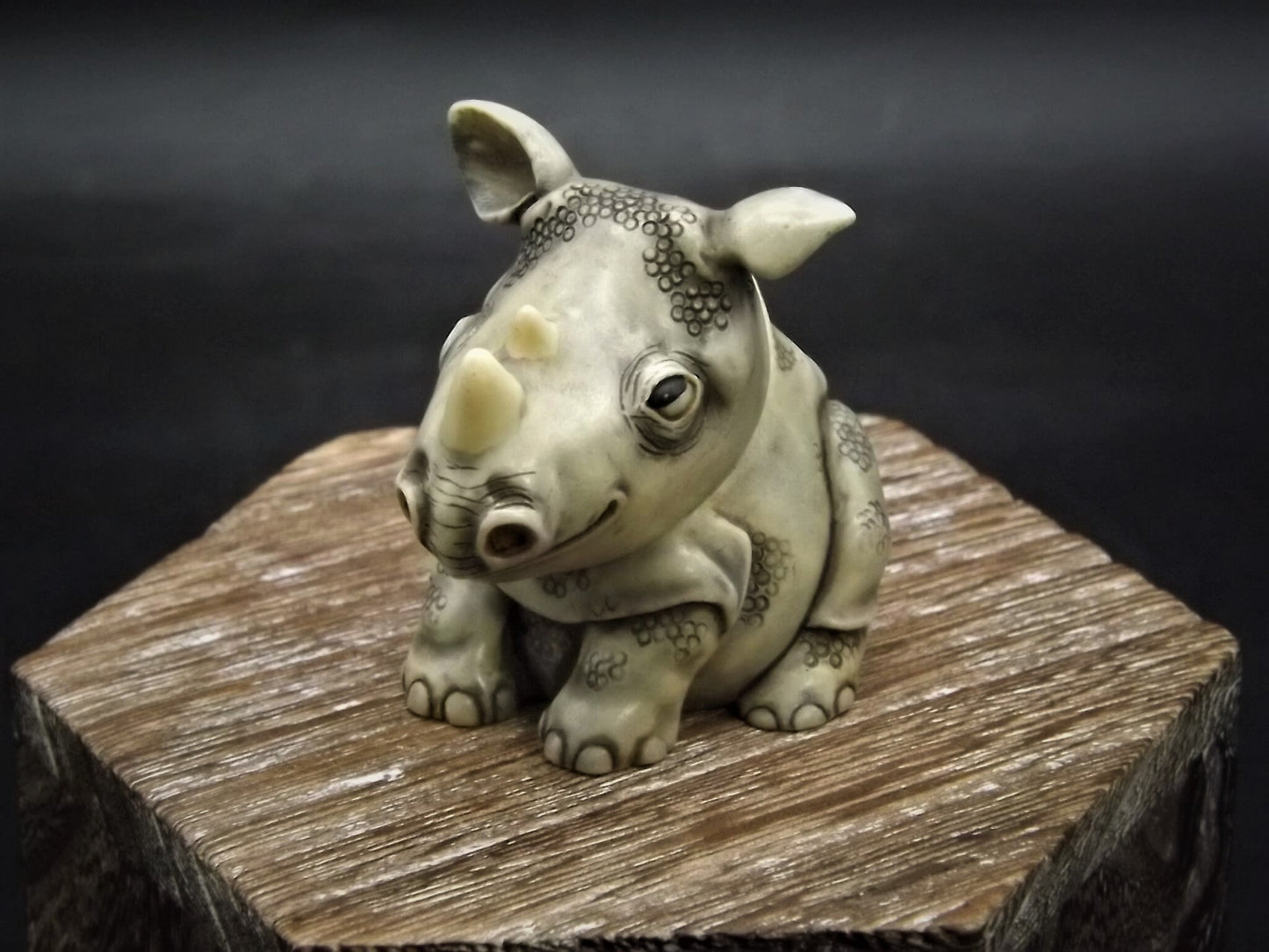Harmony Kingdom Pot Bellys "Hornsby" Rhinoceros Figurine with original box and COA. Excellent condition!