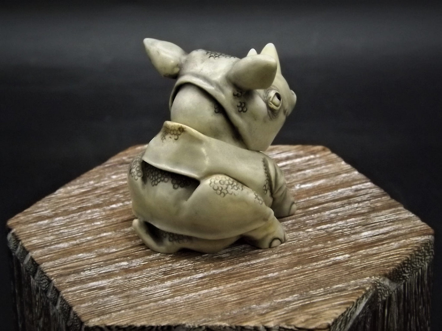 Harmony Kingdom Pot Bellys "Hornsby" Rhinoceros Figurine with original box and COA. Excellent condition!