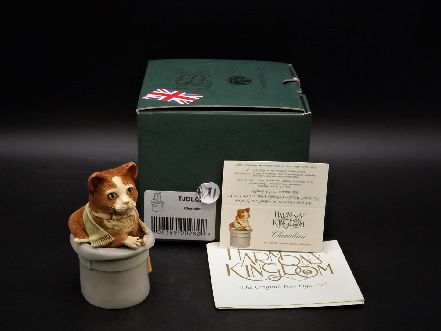 Vintage 2002 Harmony Kingdom "Cherubini" Jest Figurine TJDLCA7 with original box and COA. Excellent condition.