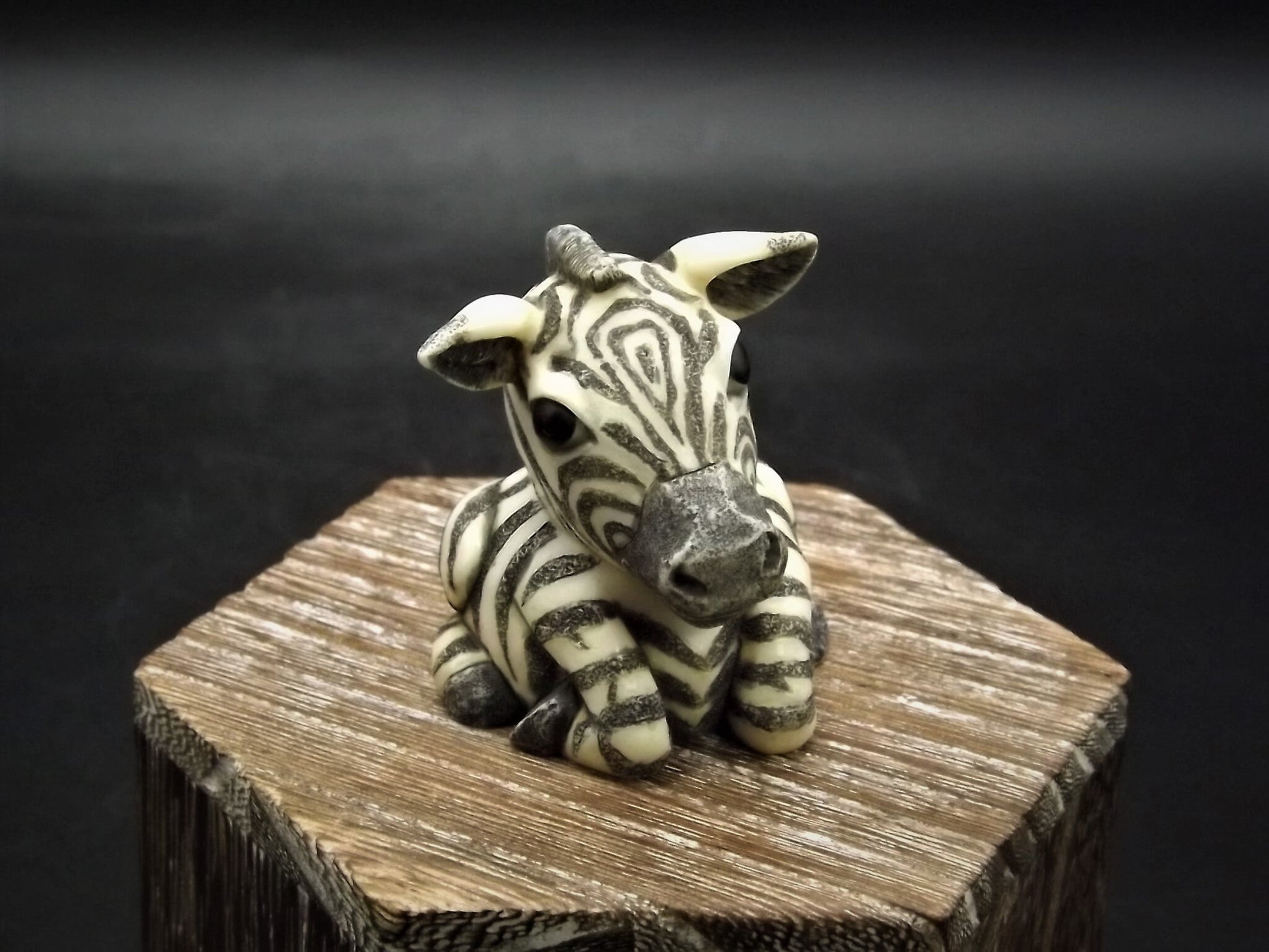 Harmony Kingdom Pot Bellys "Striper" Zebra Figurine with original box and COA. Excellent condition!