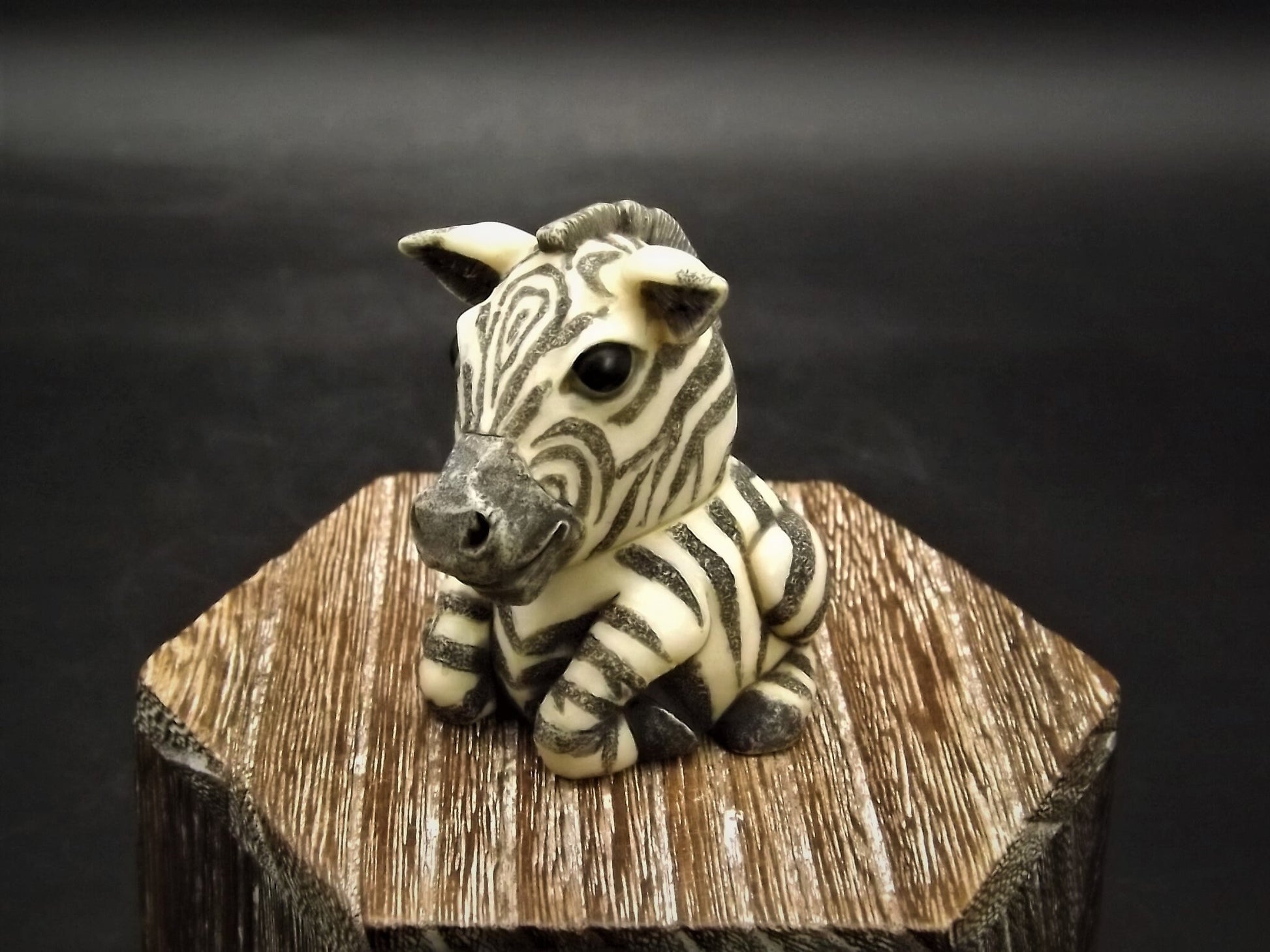 Harmony Kingdom Pot Bellys "Striper" Zebra Figurine with original box and COA. Excellent condition!