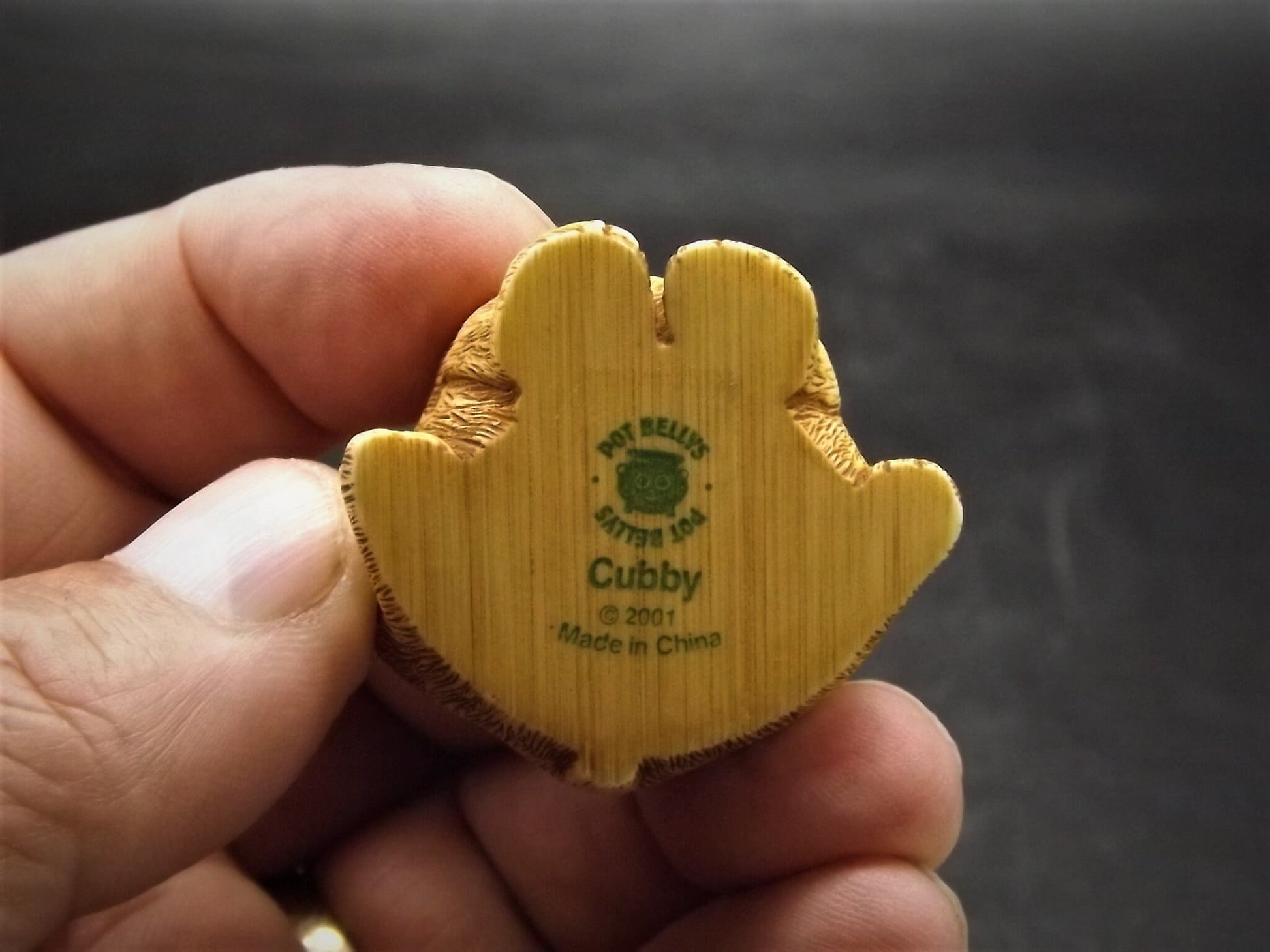 Harmony Kingdom Pot Bellys "Cubby" Bear Figurine with original box and COA. Excellent condition!