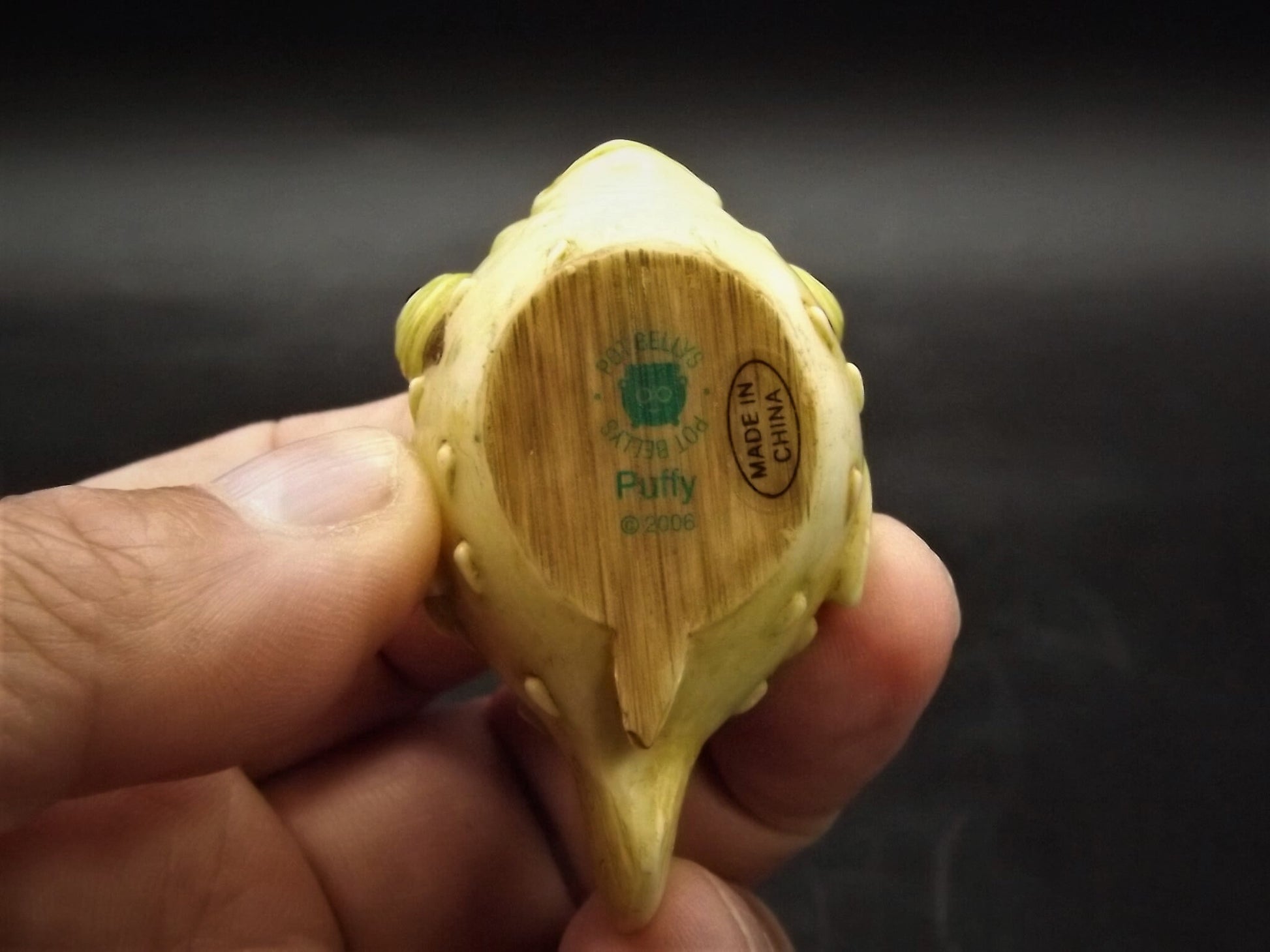 Harmony Kingdom Pot Bellys "Puffy" Puffer Fish Figurine with original box and COA. Excellent condition!