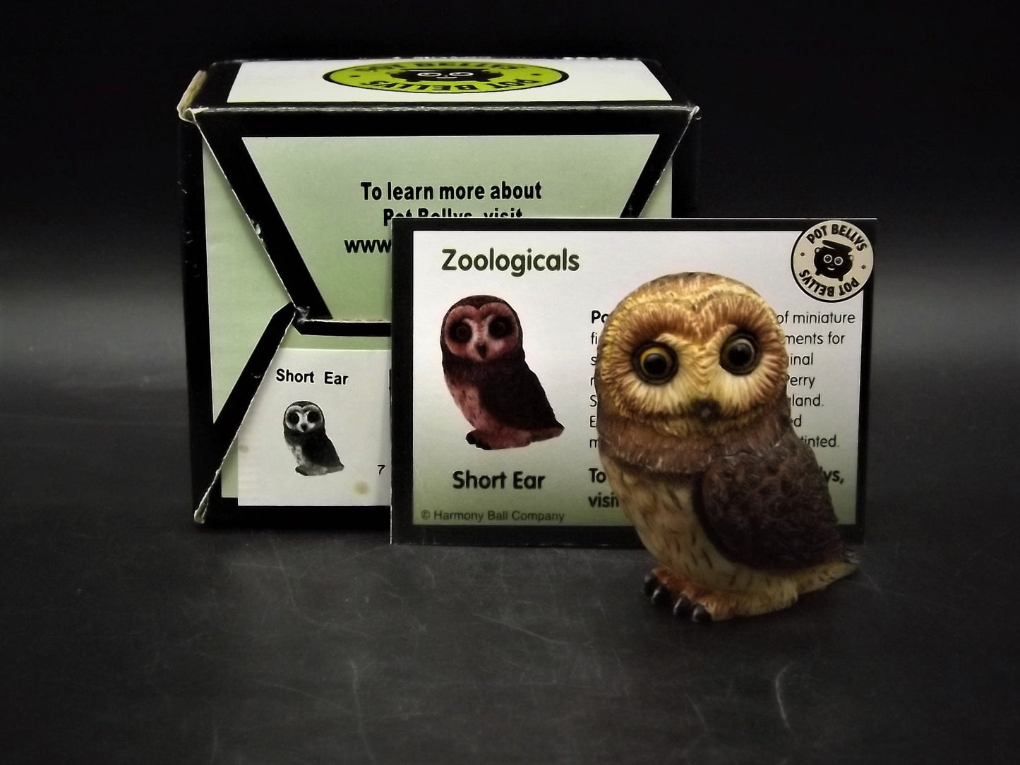 Harmony Kingdom Pot Bellys "Short Ear" Owl Figurine with original box and COA. Excellent condition!