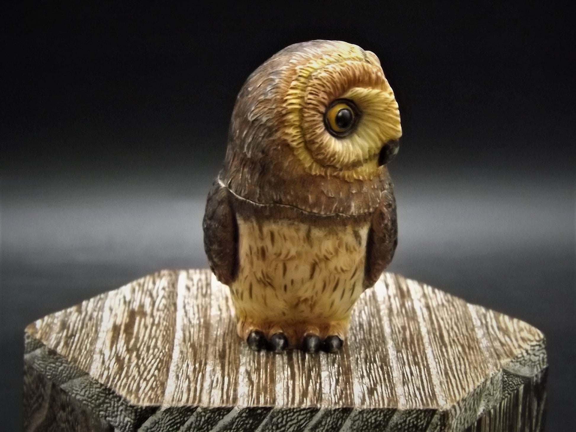 Harmony Kingdom Pot Bellys "Short Ear" Owl Figurine with original box and COA. Excellent condition!