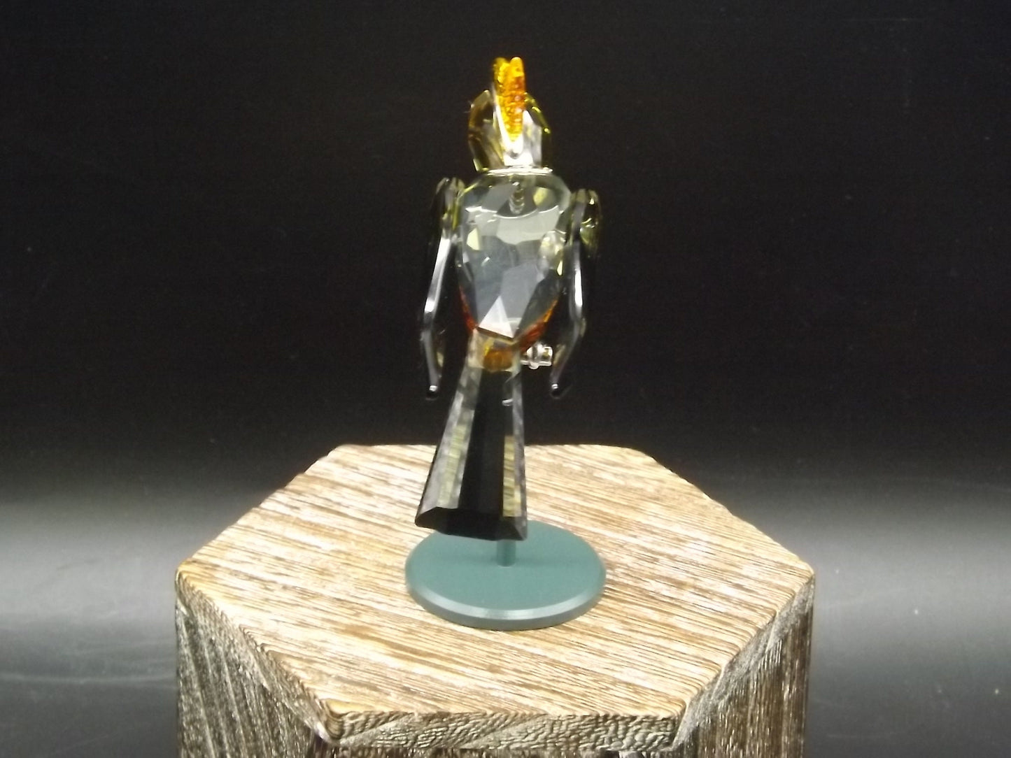 Vintage Swarovski Crystal Paradise Bird Collection Topaz "Bonriki". Excellent Condition with original box.