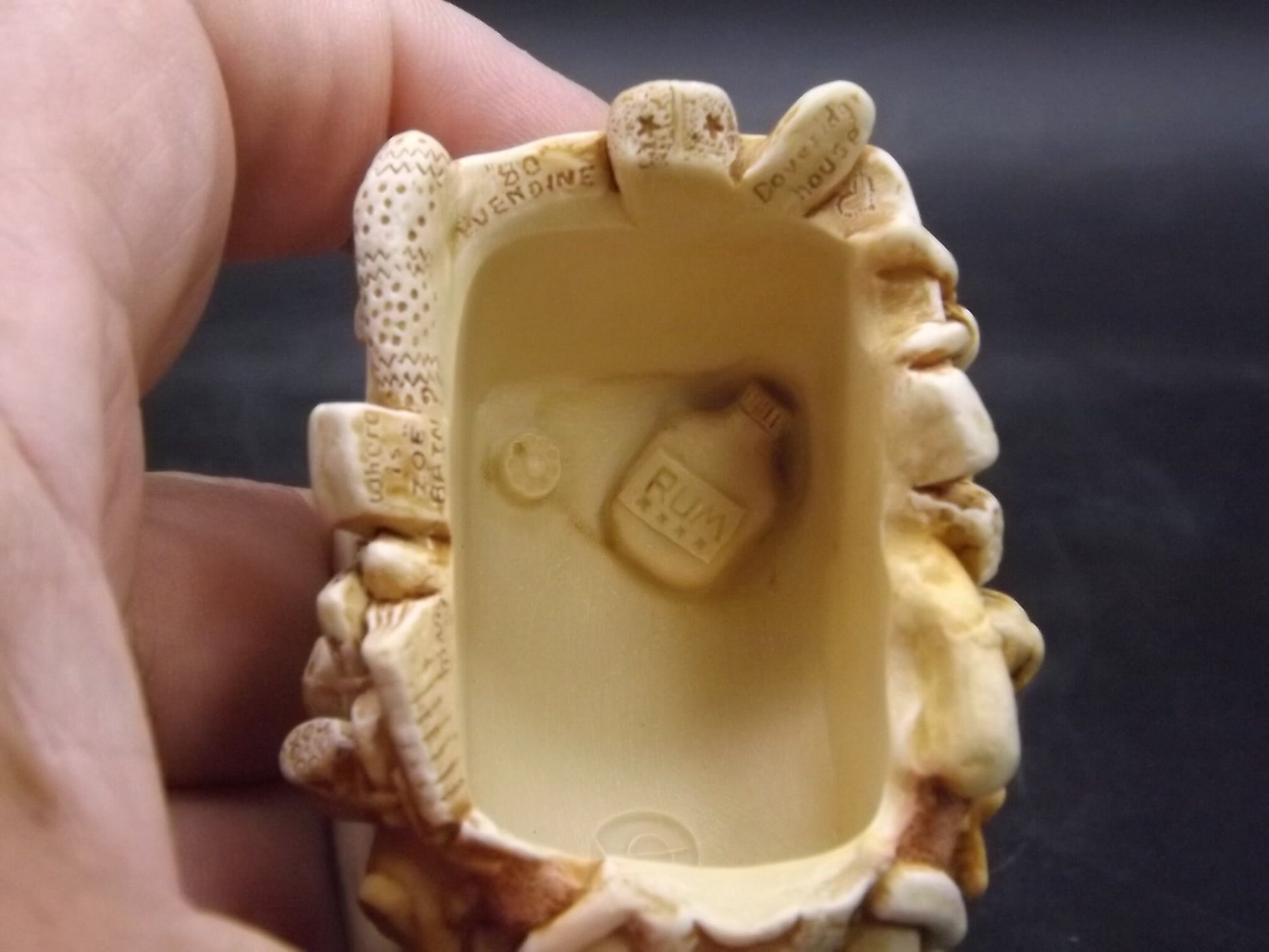 Harmony Kingdom "Nick of time" Santa and Reindeer Excellent condition with original box no COA.